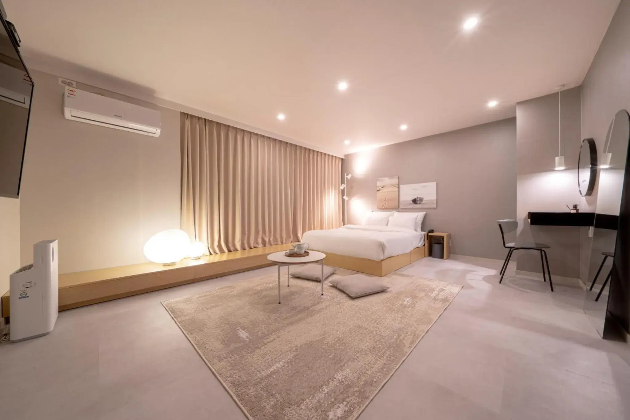 Bed in Object Anook Hotel Gumi Bed in Object Anook Hotel Gumi