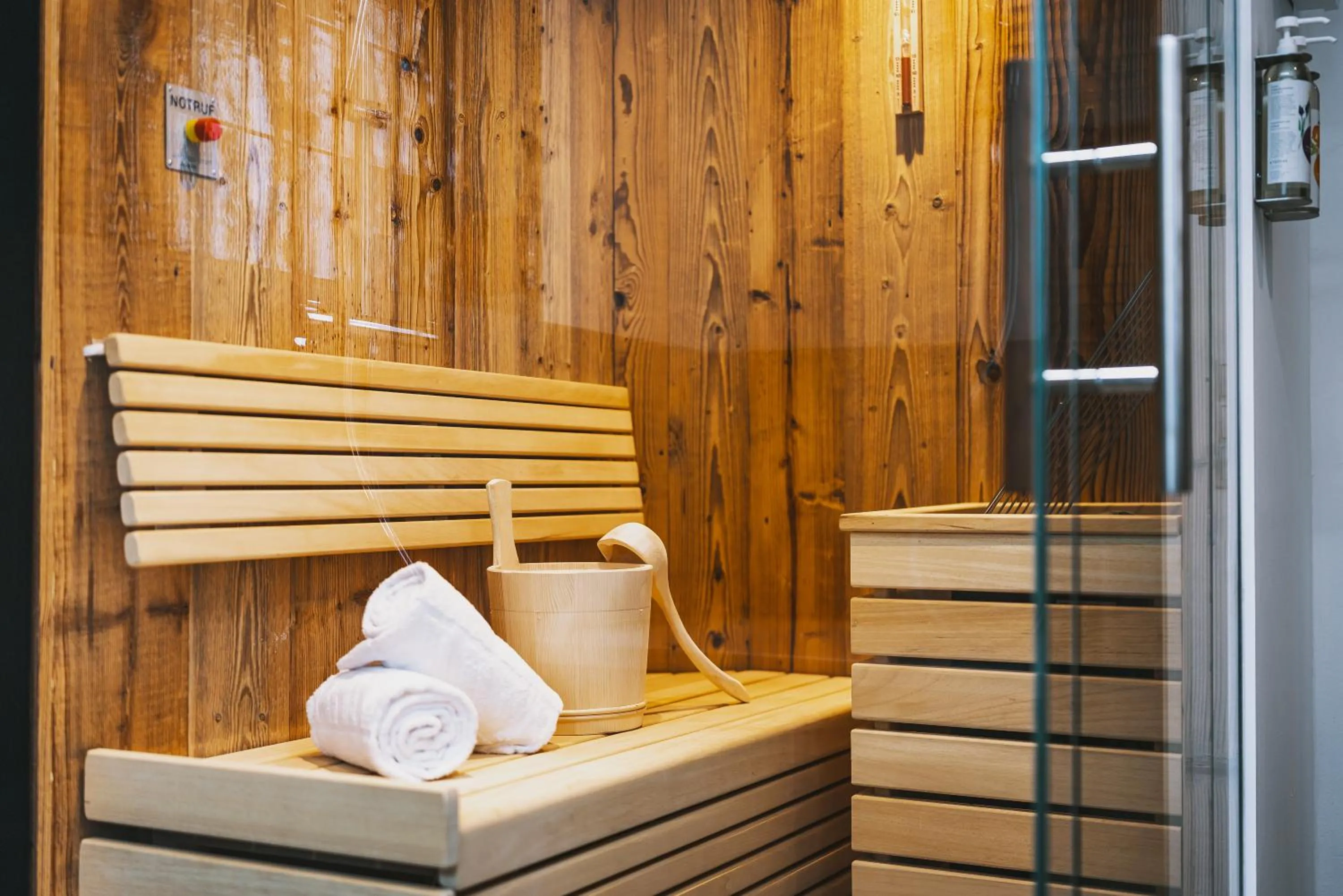 Sauna in Nikolaus by AvenidA Panoramic Wellness Suites