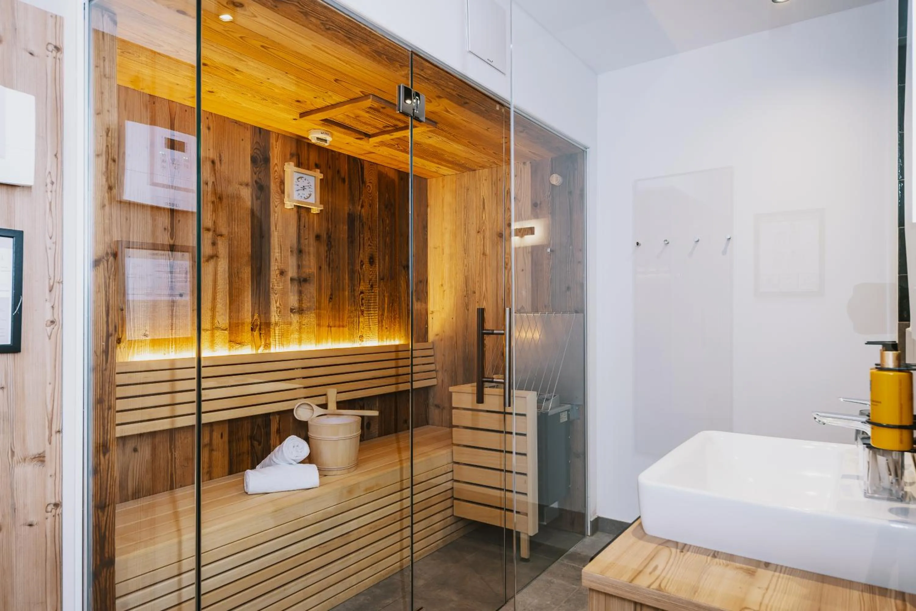 Sauna in Nikolaus by AvenidA Panoramic Wellness Suites