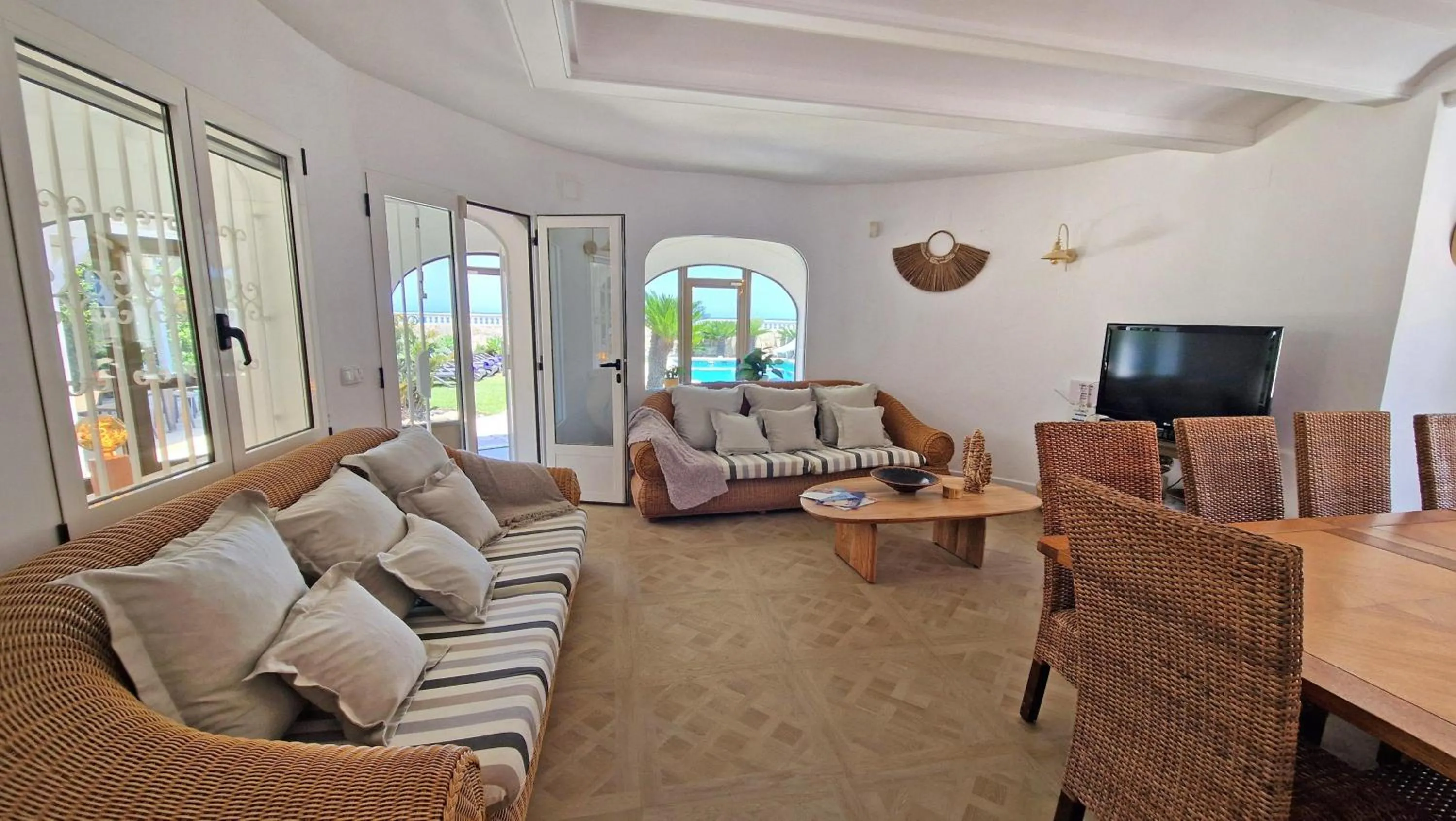 Living room in Villa Charlie