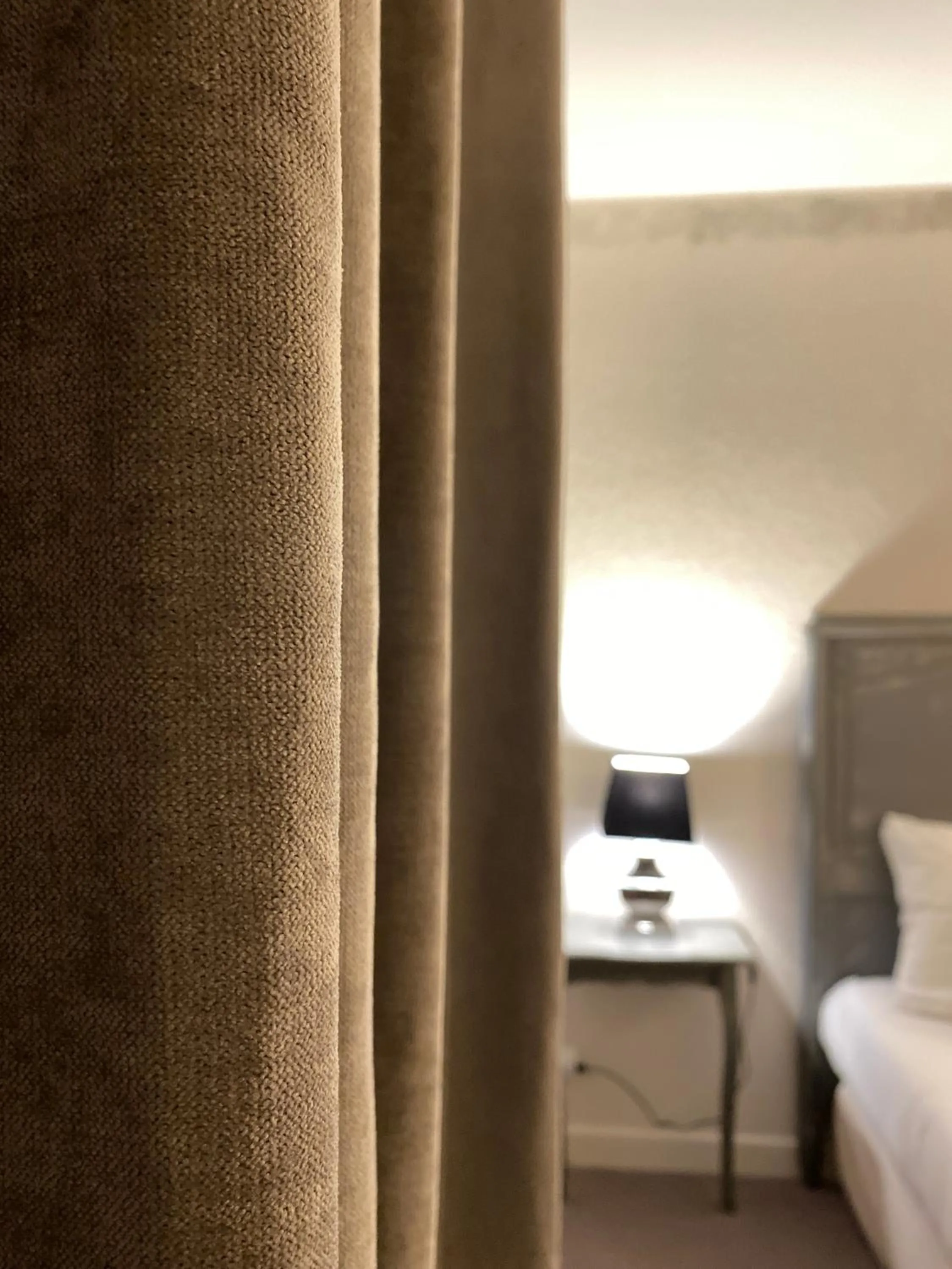 Bedroom, Bed in Logis Hôtel Médiéval, Montélimar Nord