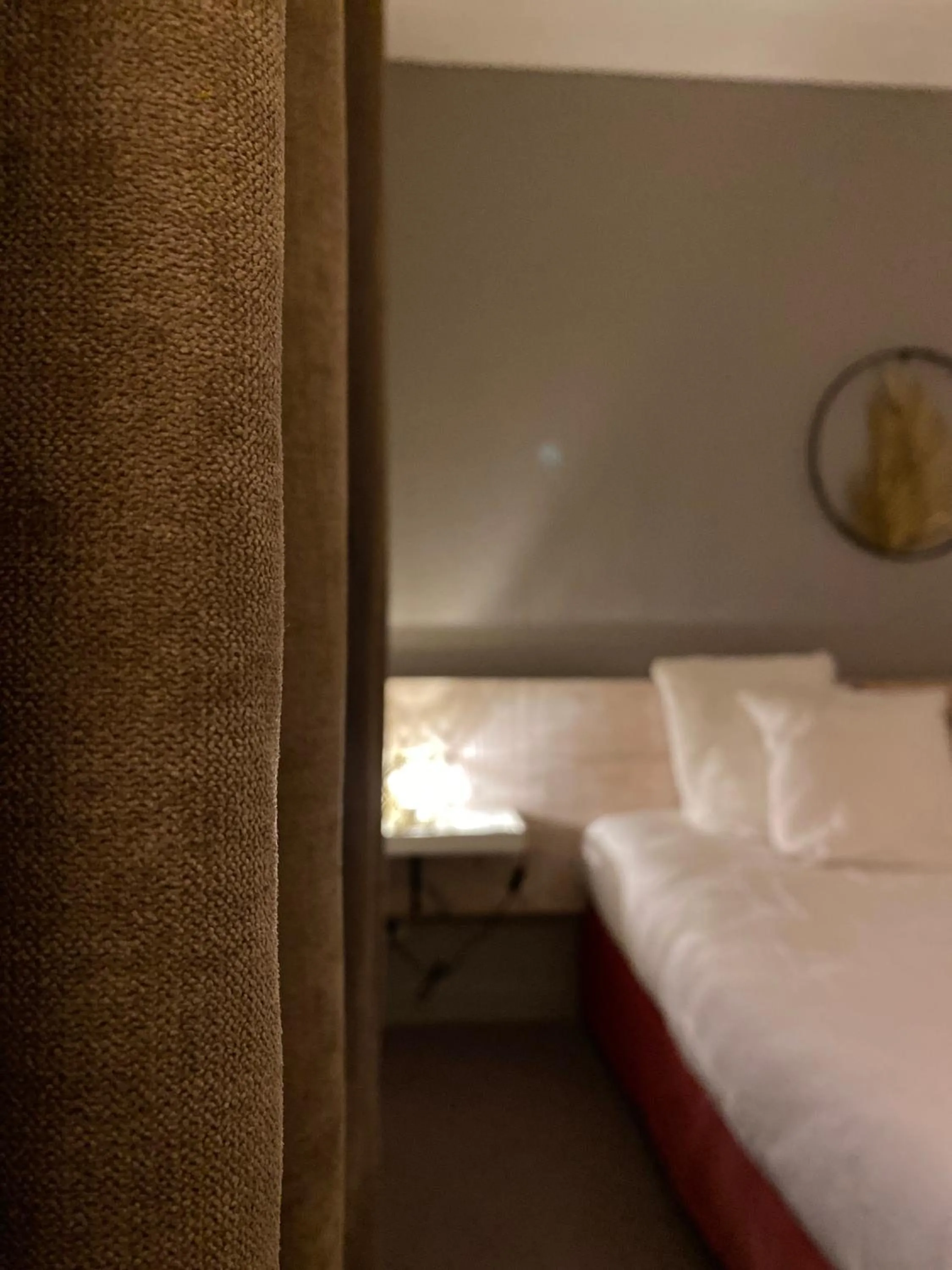 Bedroom, Bed in Logis Hôtel Médiéval, Montélimar Nord