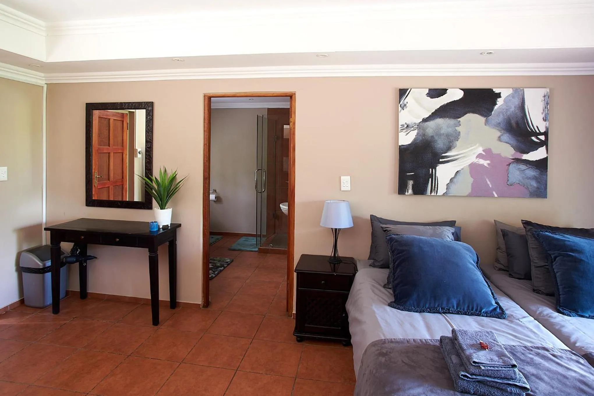 Bed in Eden Self Catering Clarens