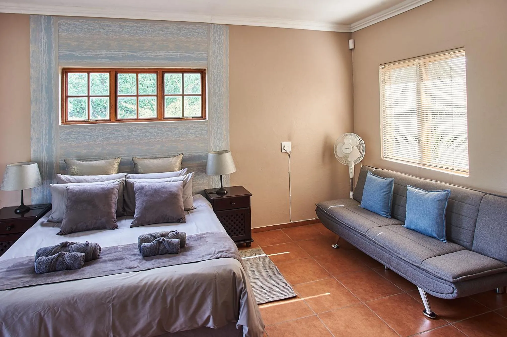 Bed in Eden Self Catering Clarens