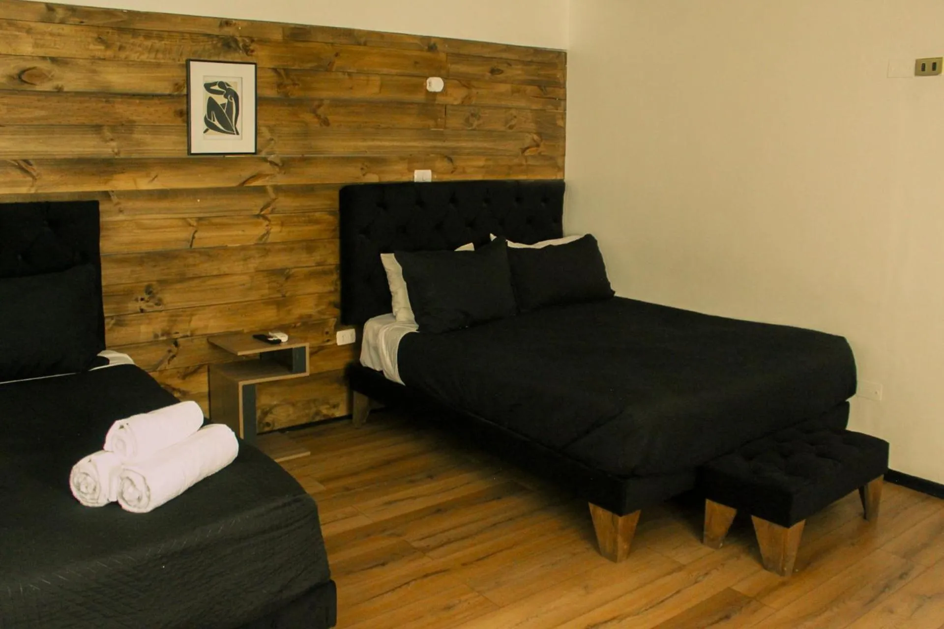 Bed in Hotel Sonetto