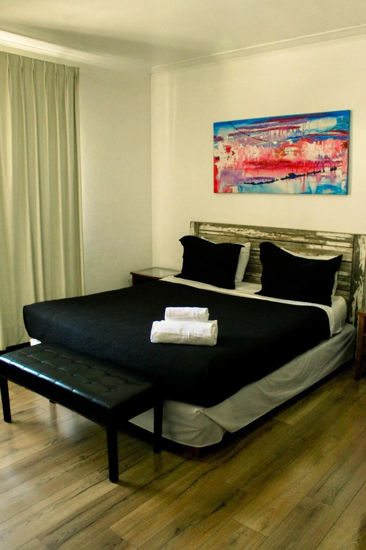 Bed in Hotel Sonetto