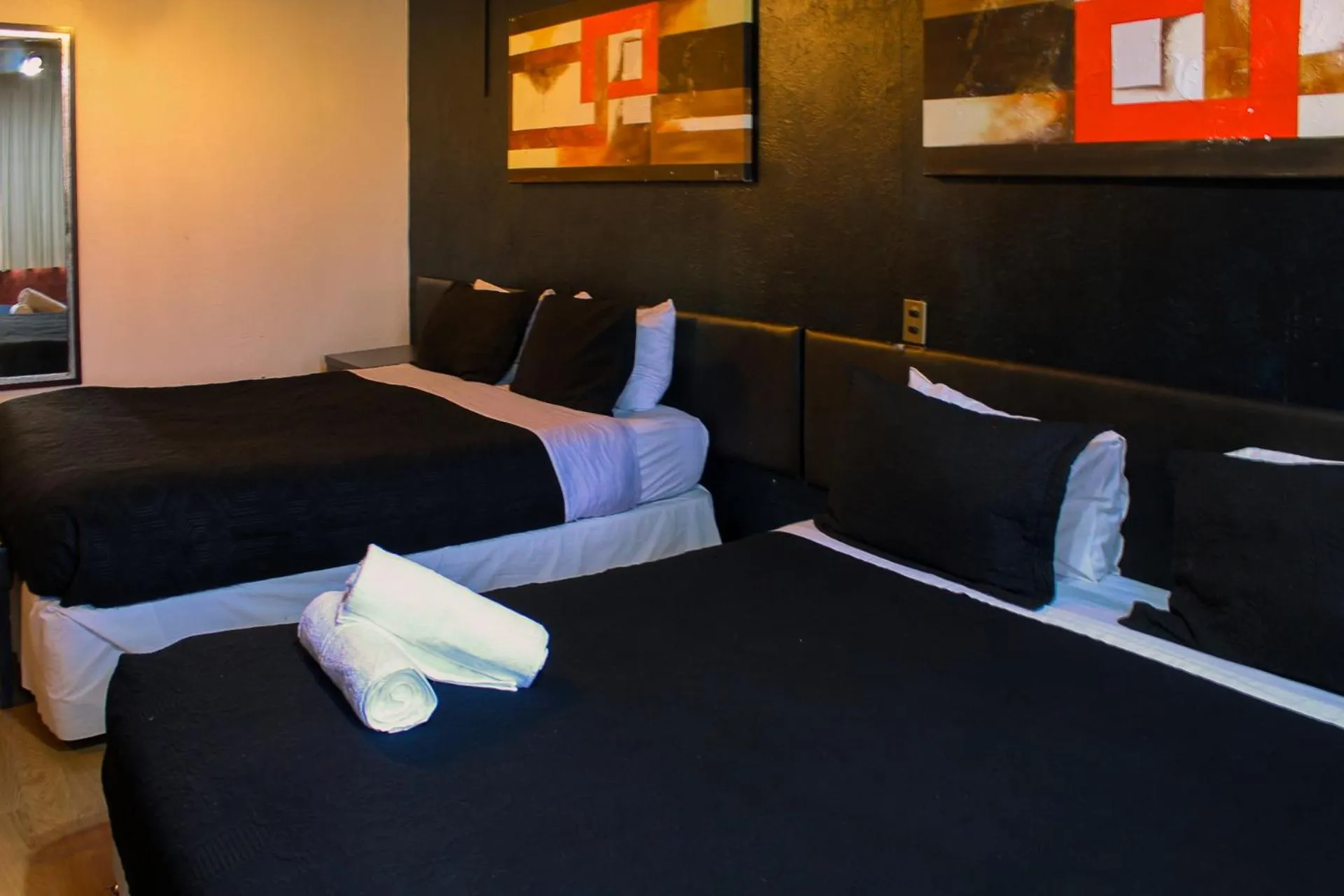 Bed in Hotel Sonetto