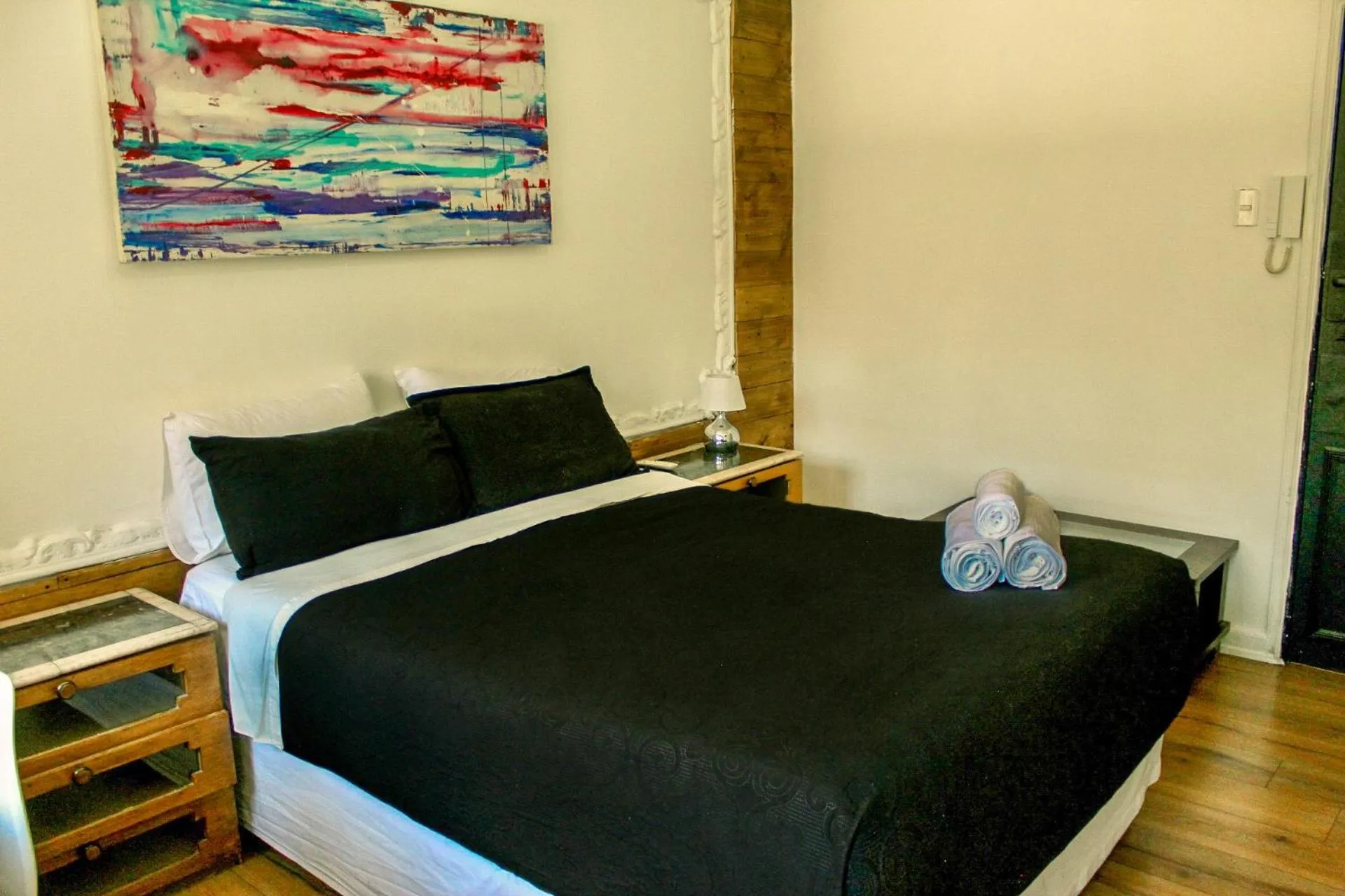 Bed in Hotel Sonetto