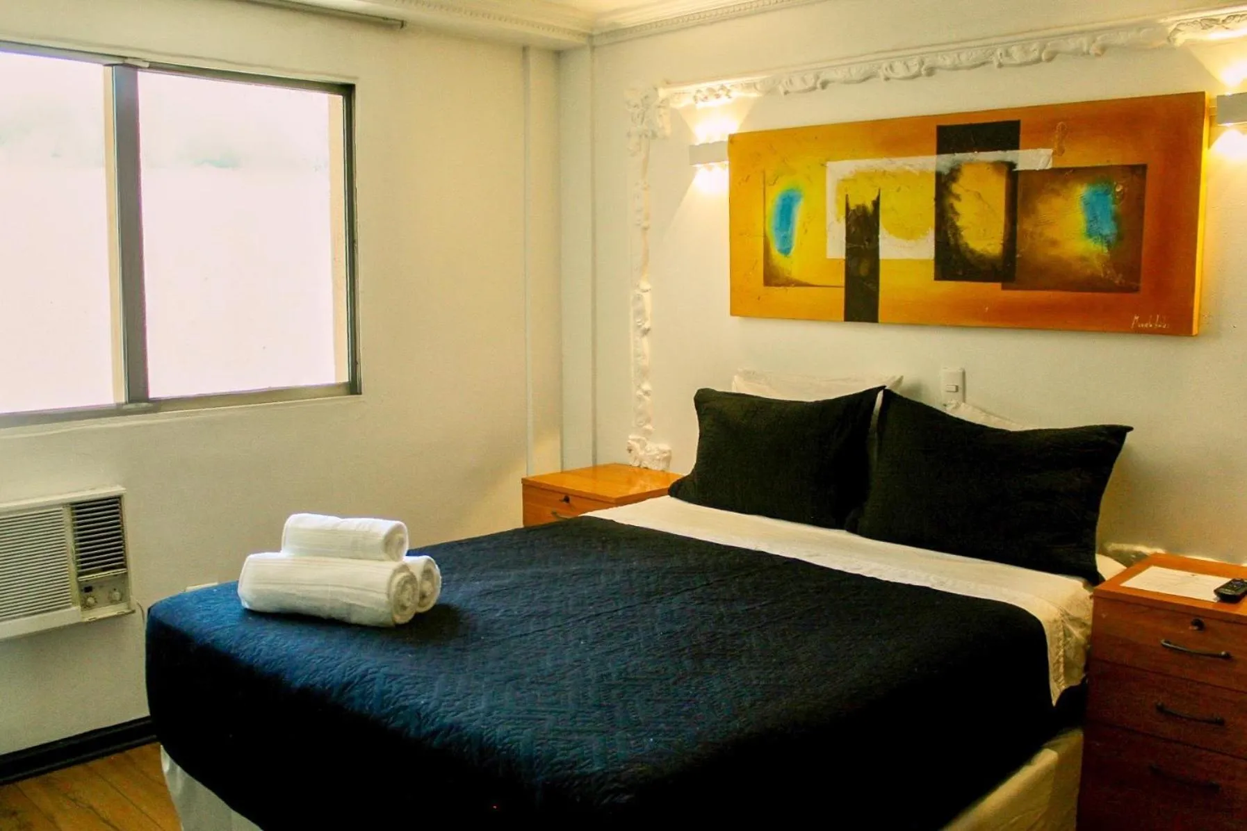 Bed in Hotel Sonetto