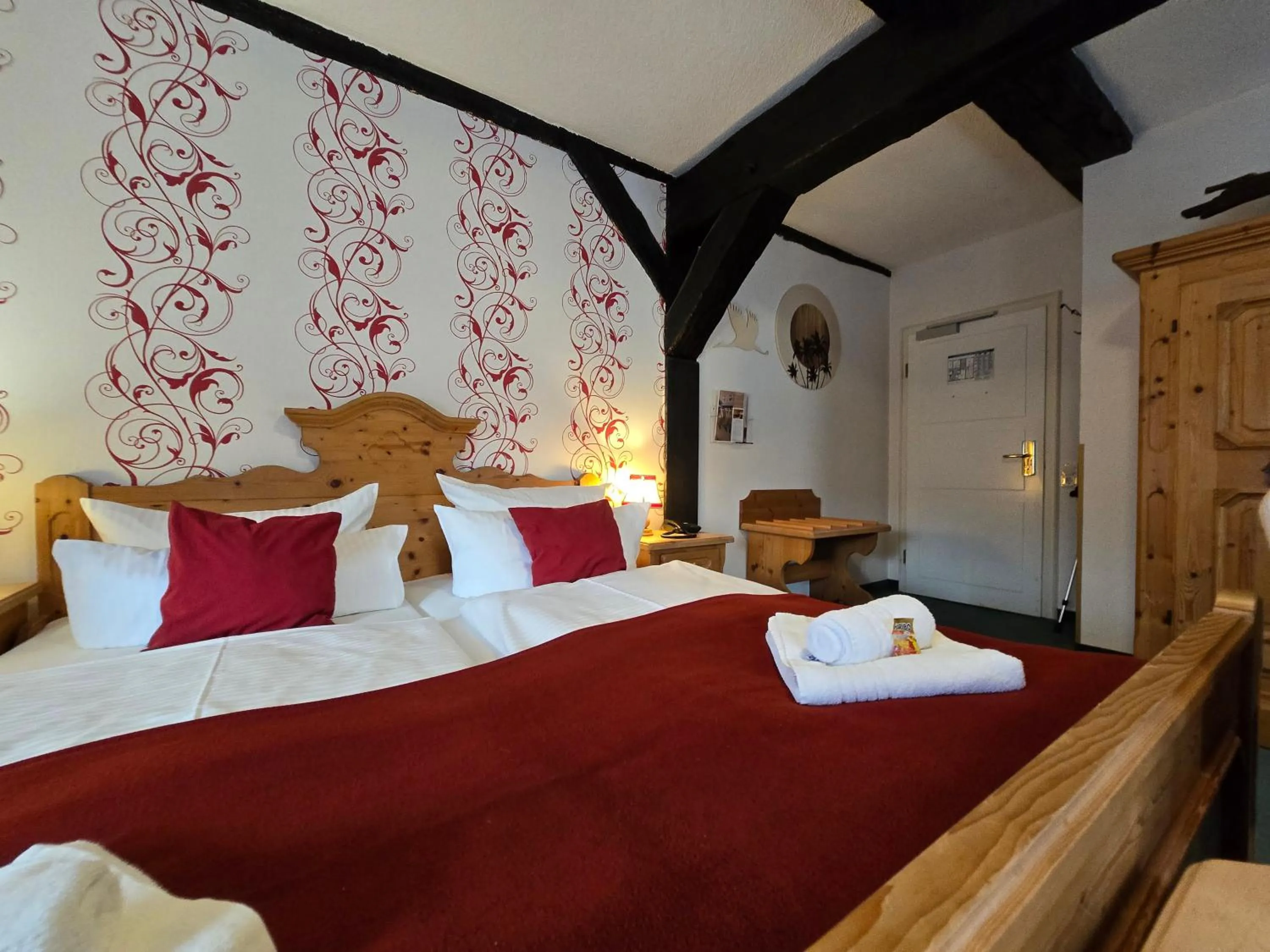 Bed in Hotel Am Markt & Brauhaus Stadtkrug