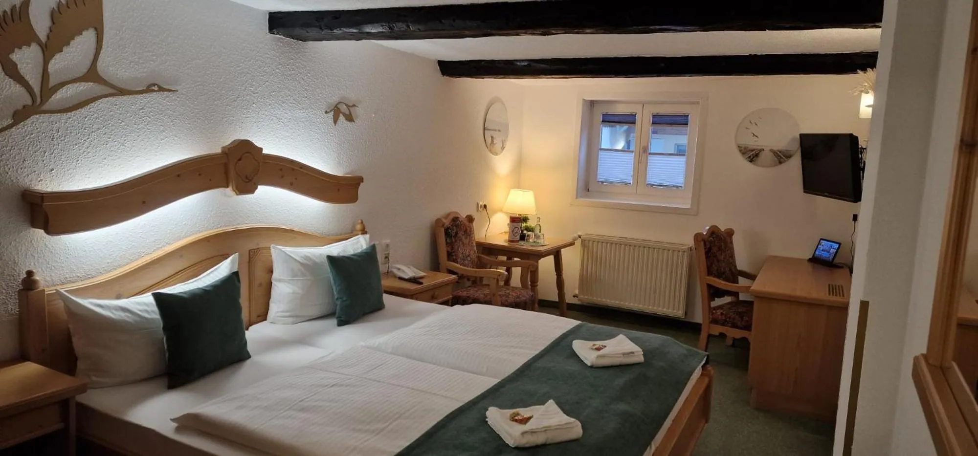 Bed in Hotel Am Markt & Brauhaus Stadtkrug