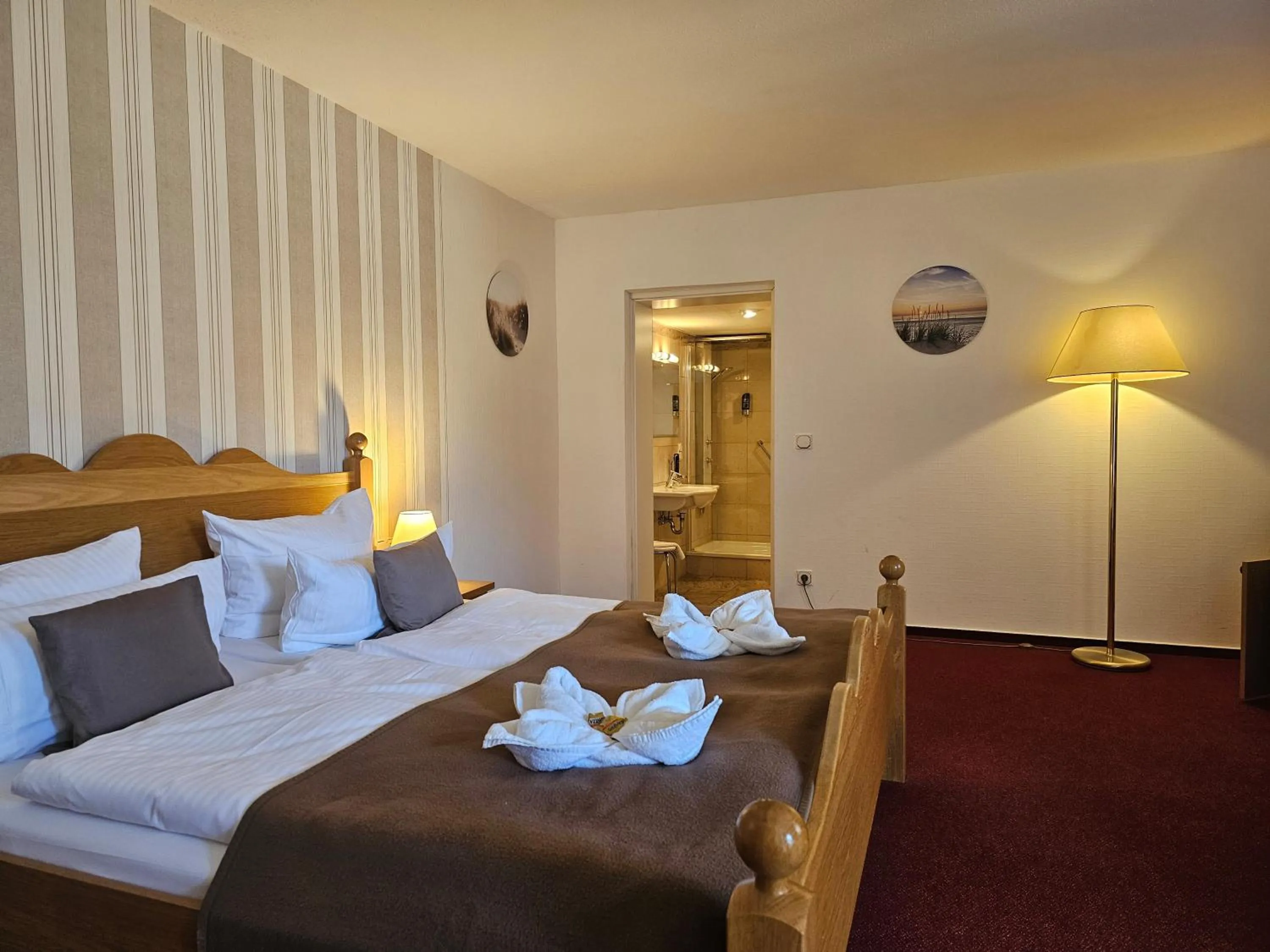 Bed in Hotel Am Markt & Brauhaus Stadtkrug