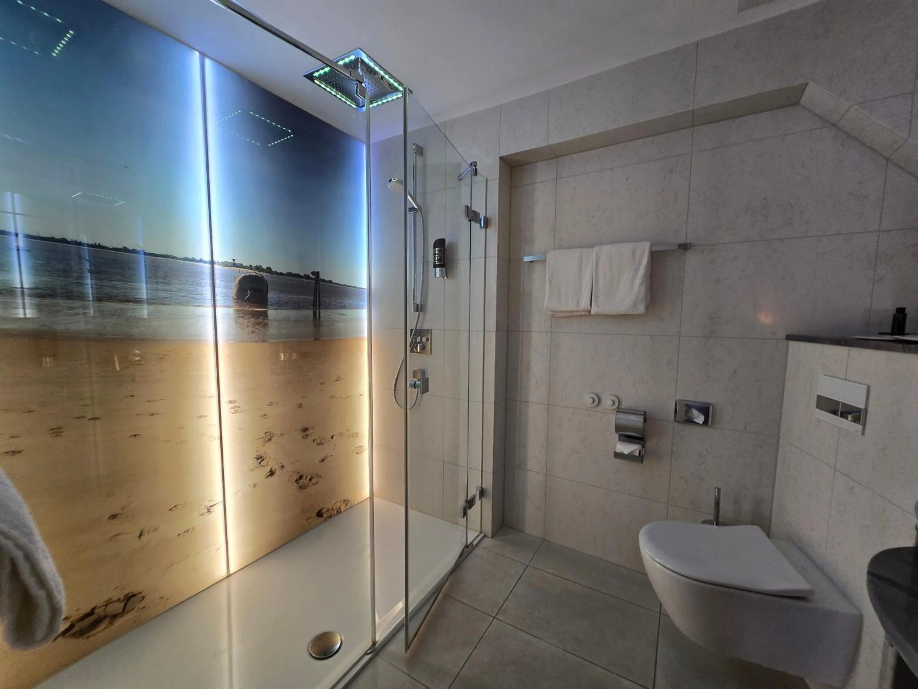 Shower in Hotel Am Markt & Brauhaus Stadtkrug