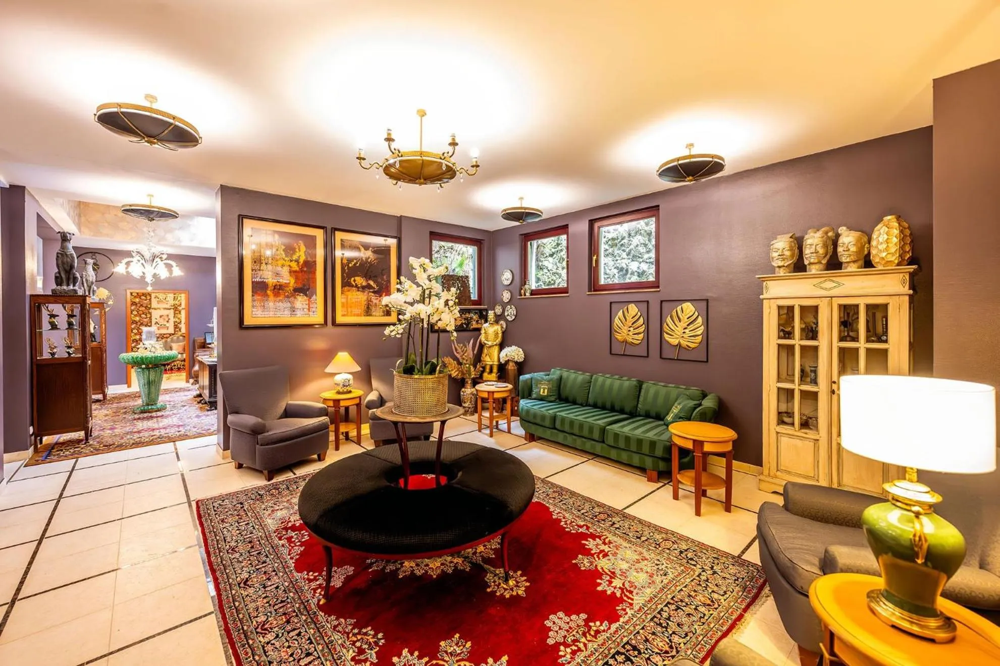 Lobby or reception in Zeitgeist Rathen by STEIGER Hotels