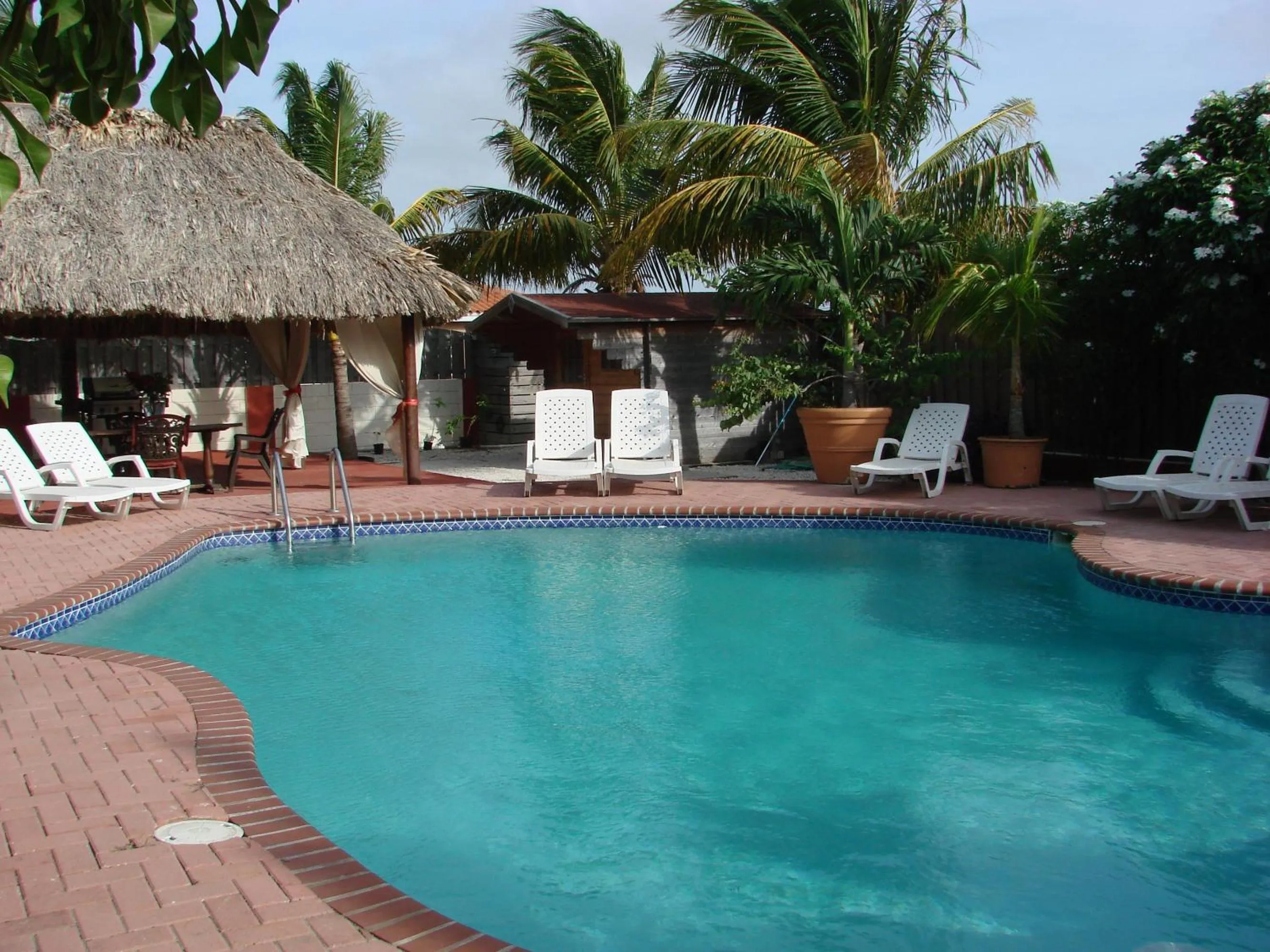 Swimming pool in Cunucu Villas - Aruba Tropical Garden Apartments