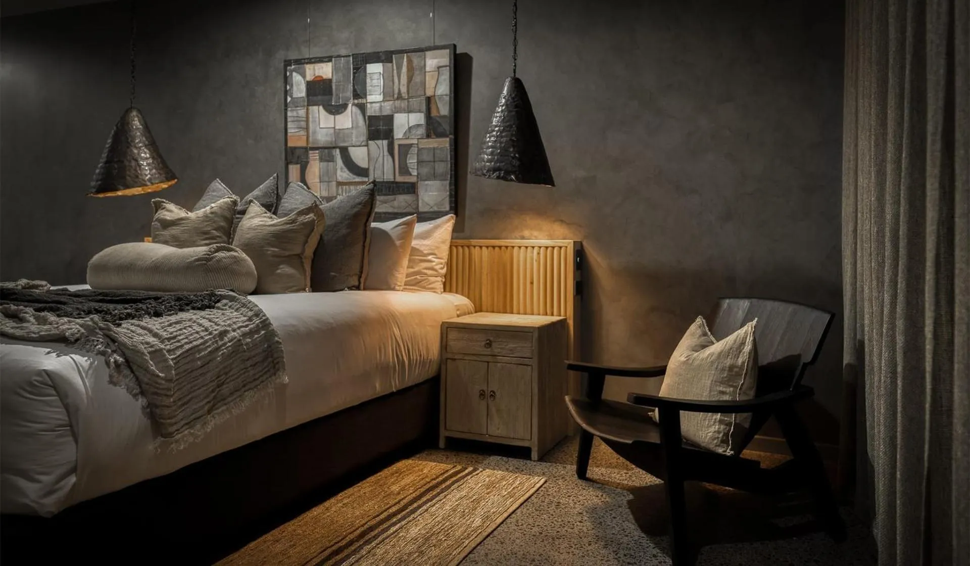 Bed in Imperial Boutique Accommodation