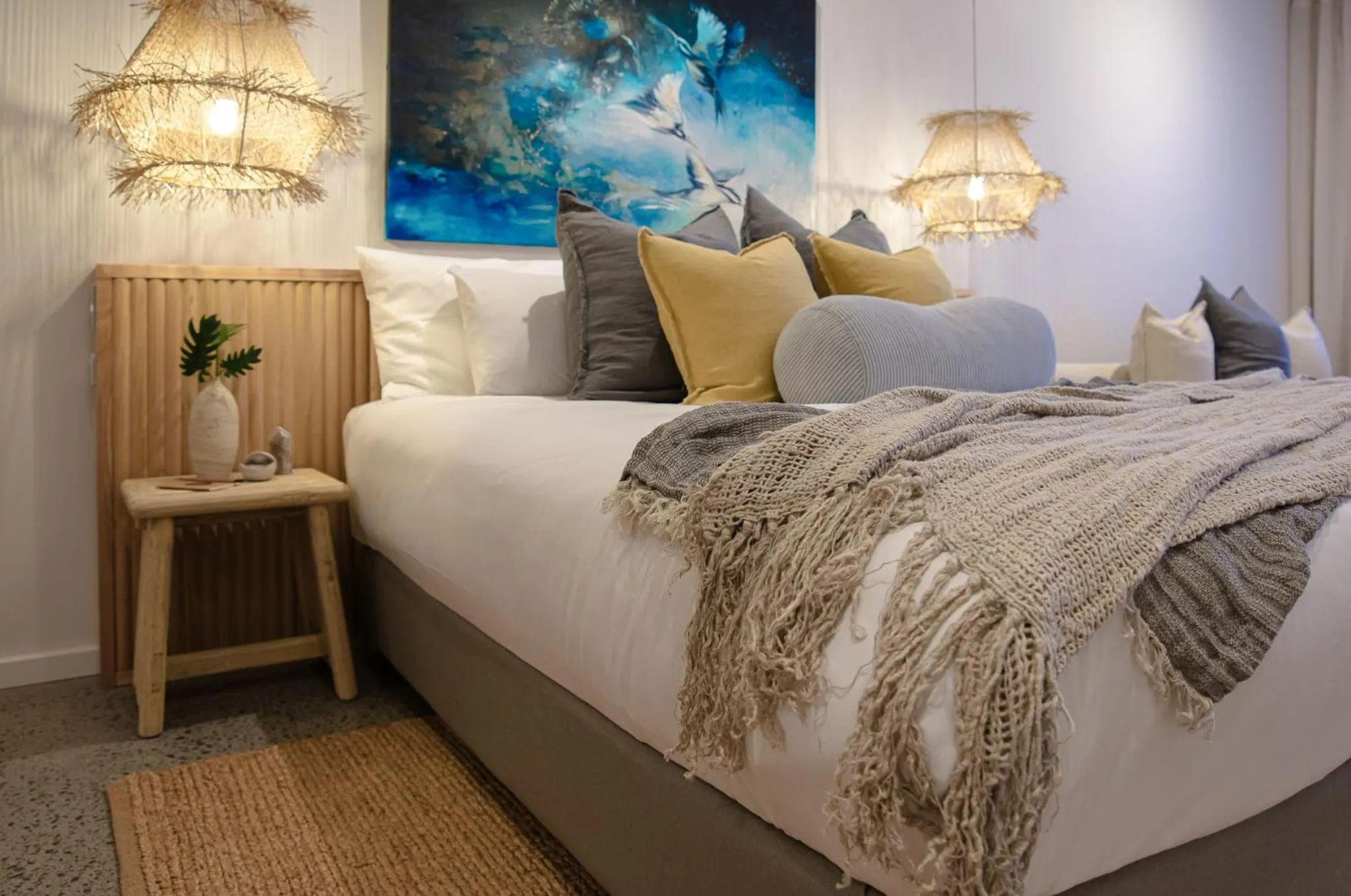 Bed in Imperial Boutique Accommodation