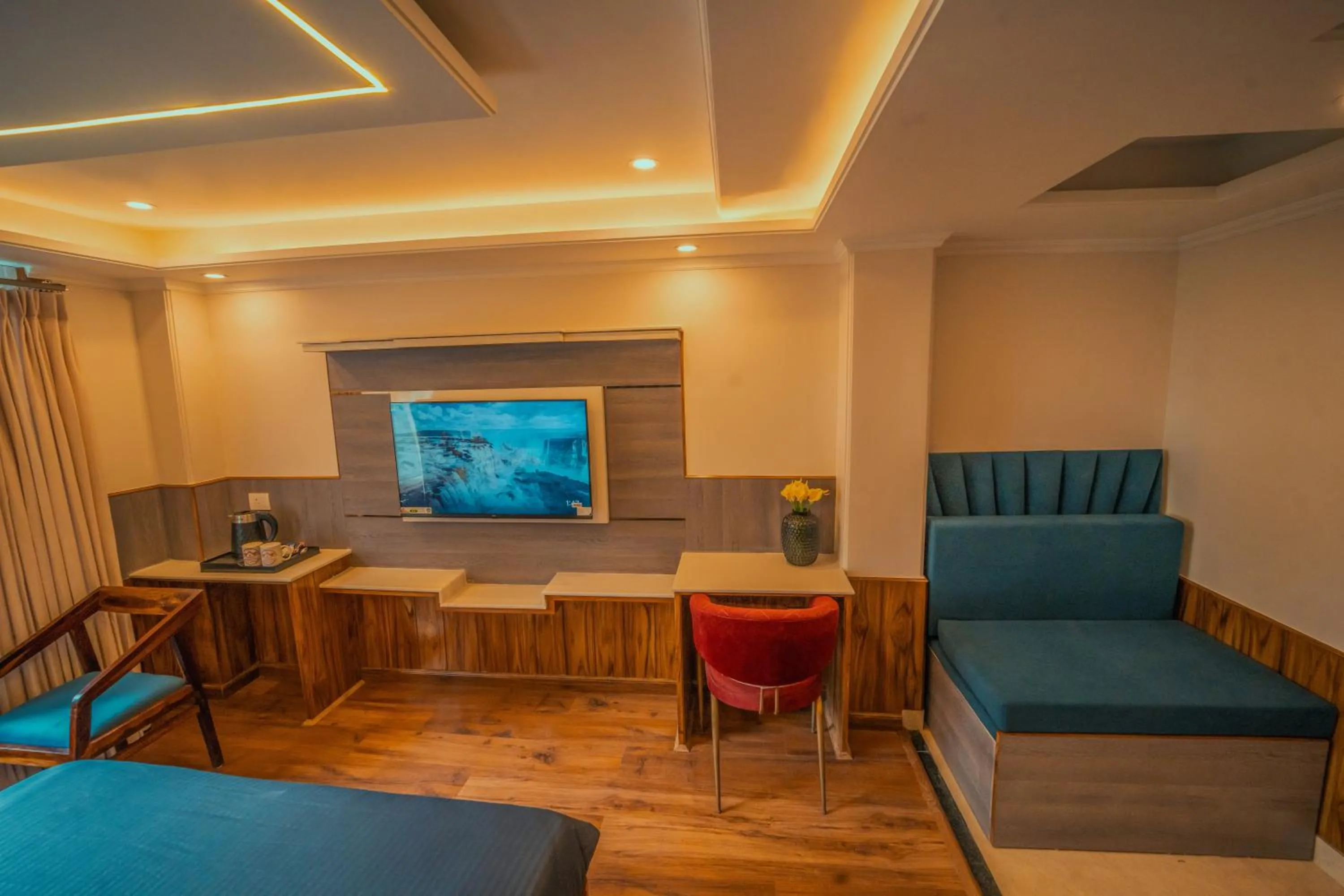 Living room in Singhs BnB by Lazy Getaways