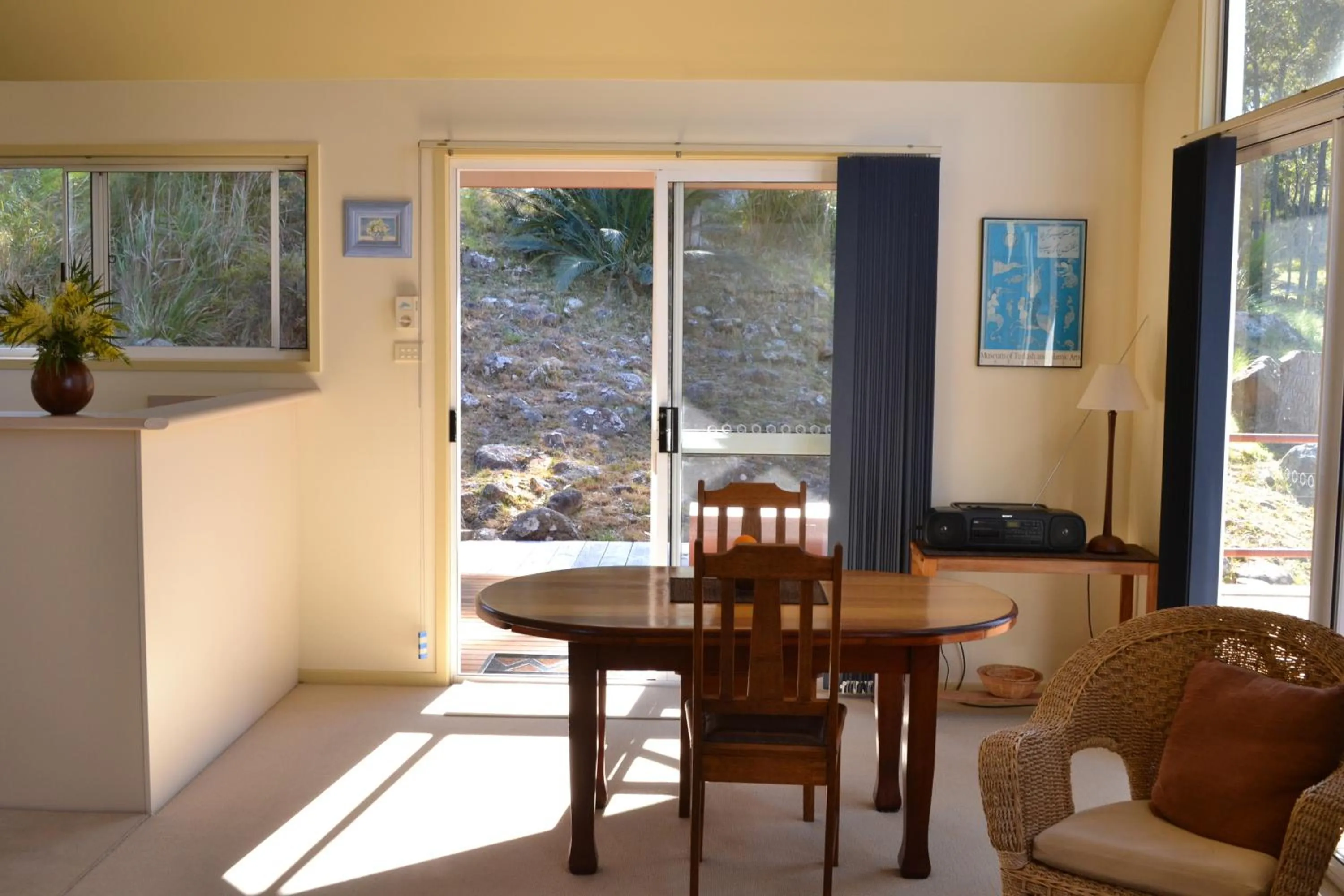 Dining area in Bundle Hill Cottages