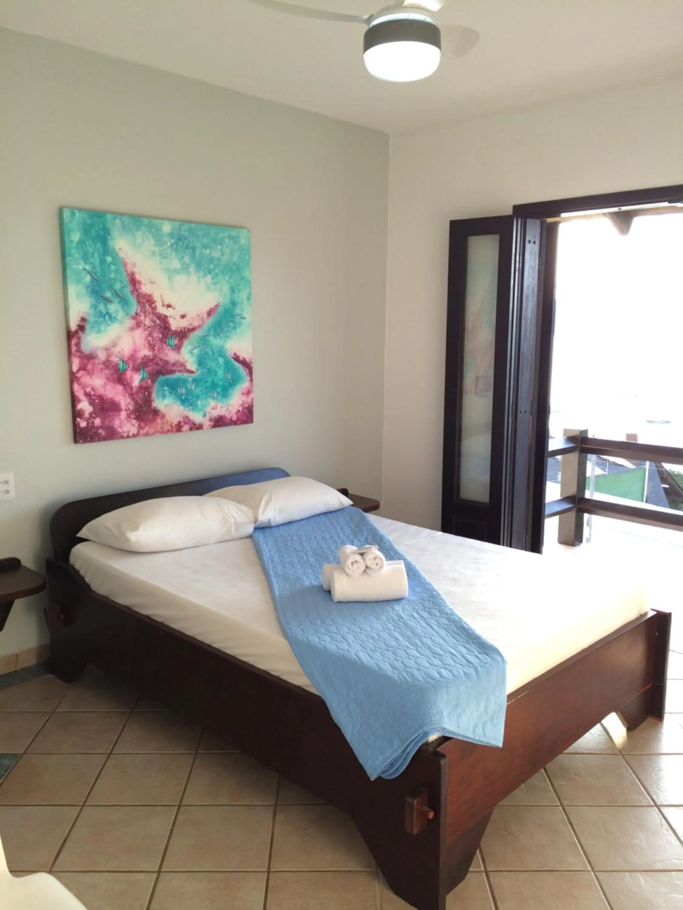 Bed in Pousada Caminho do Mar