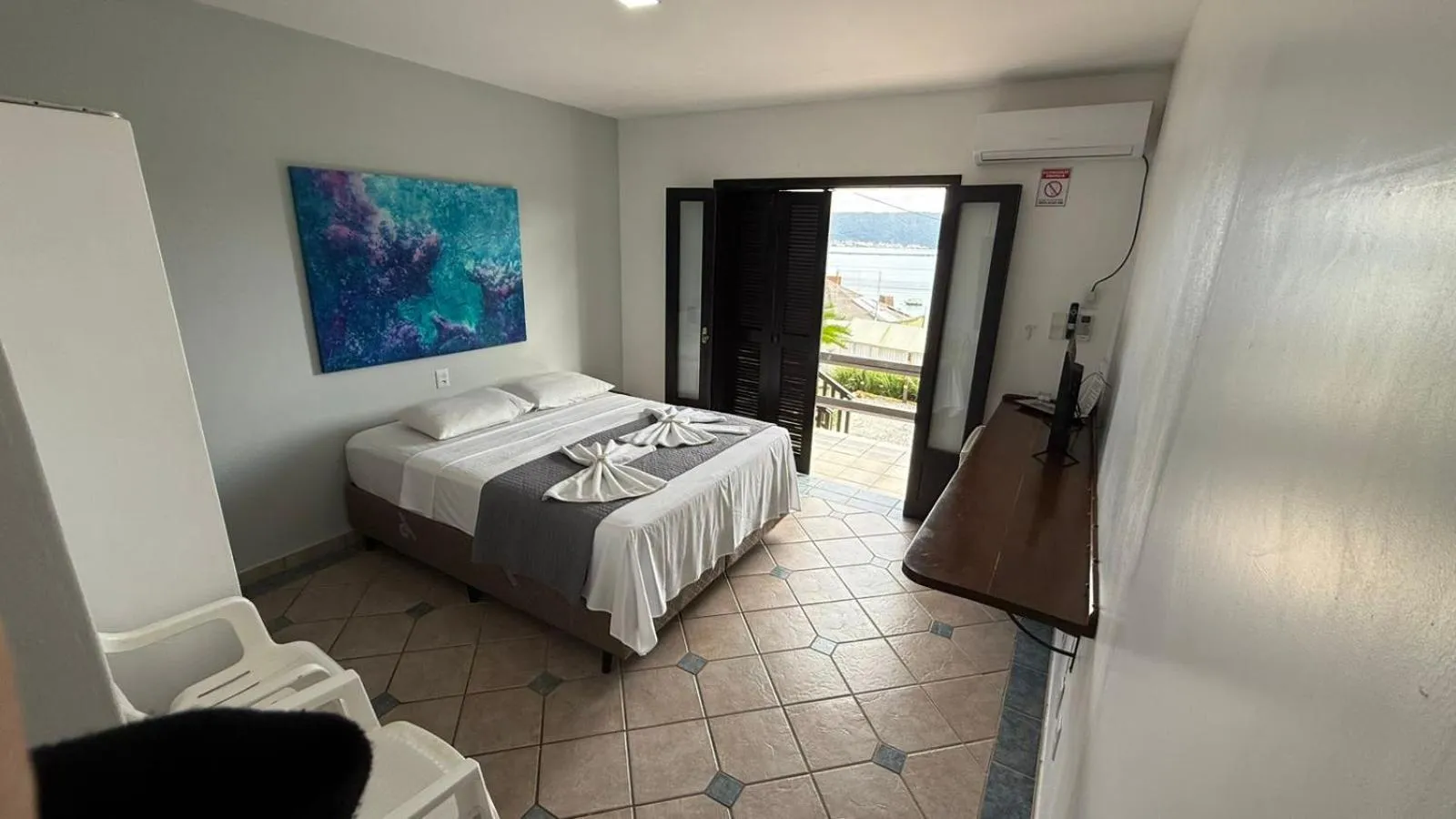 Bed in Pousada Caminho do Mar