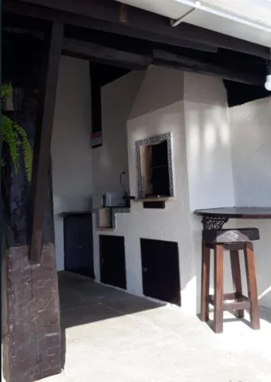 BBQ facilities in Pousada Caminho do Mar