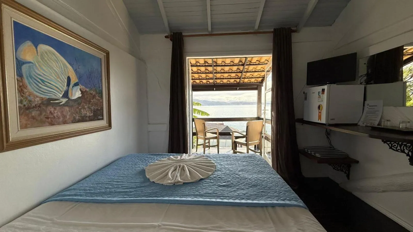 Bed in Pousada Caminho do Mar