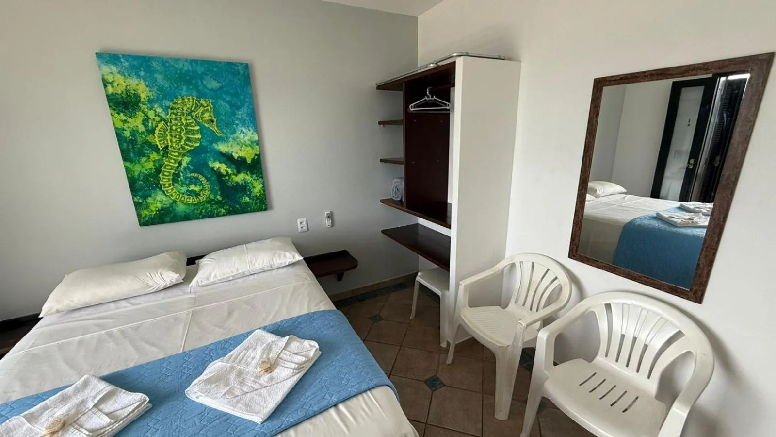 Bed in Pousada Caminho do Mar