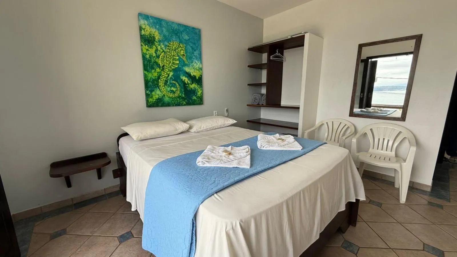 Bed in Pousada Caminho do Mar