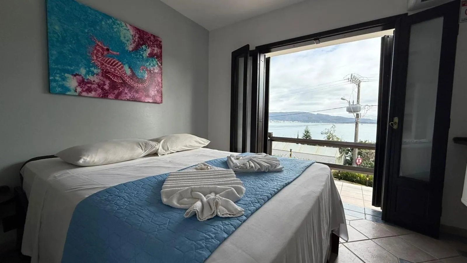 Bed in Pousada Caminho do Mar