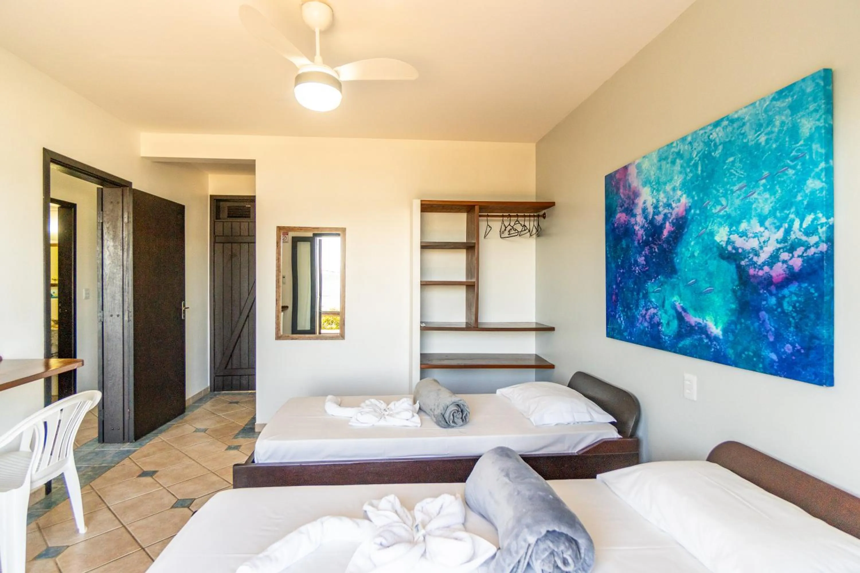 Bed in Pousada Caminho do Mar