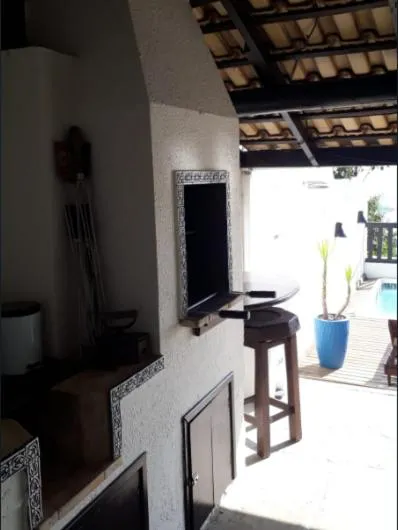 BBQ facilities in Pousada Caminho do Mar