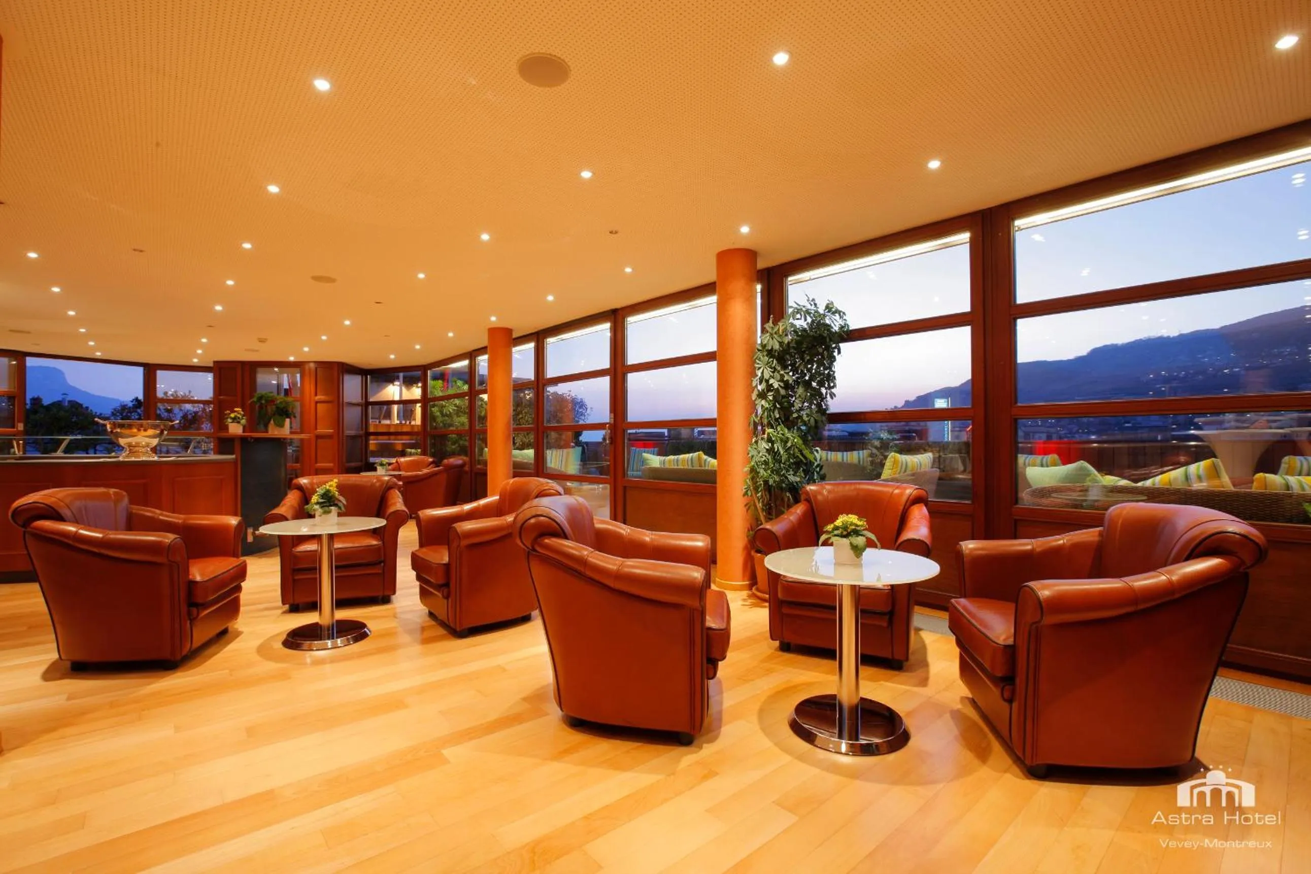 Seating area in Astra Vevey Hotel & Restaurant