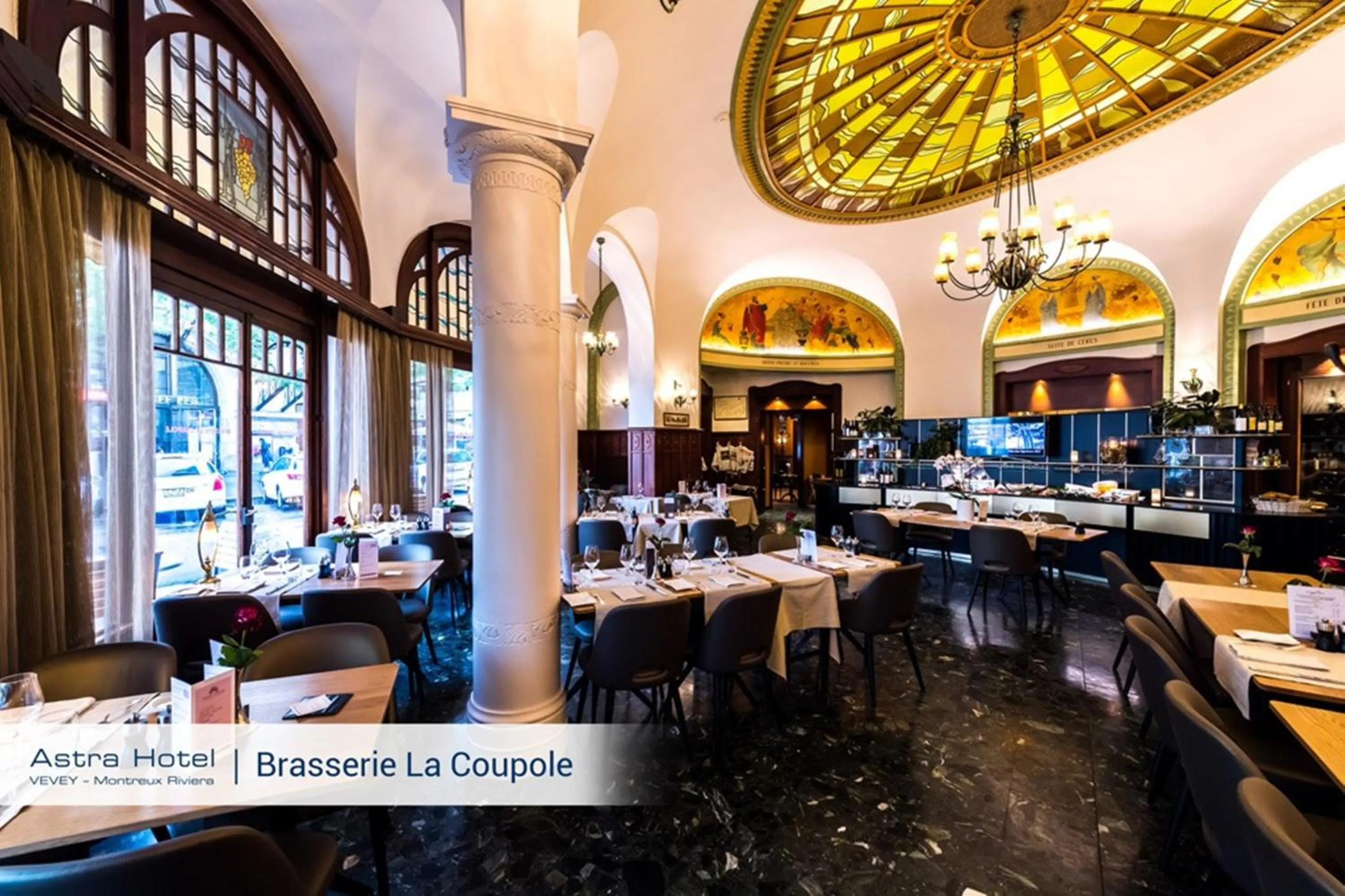 Restaurant/places to eat in Astra Vevey Hotel & Restaurant