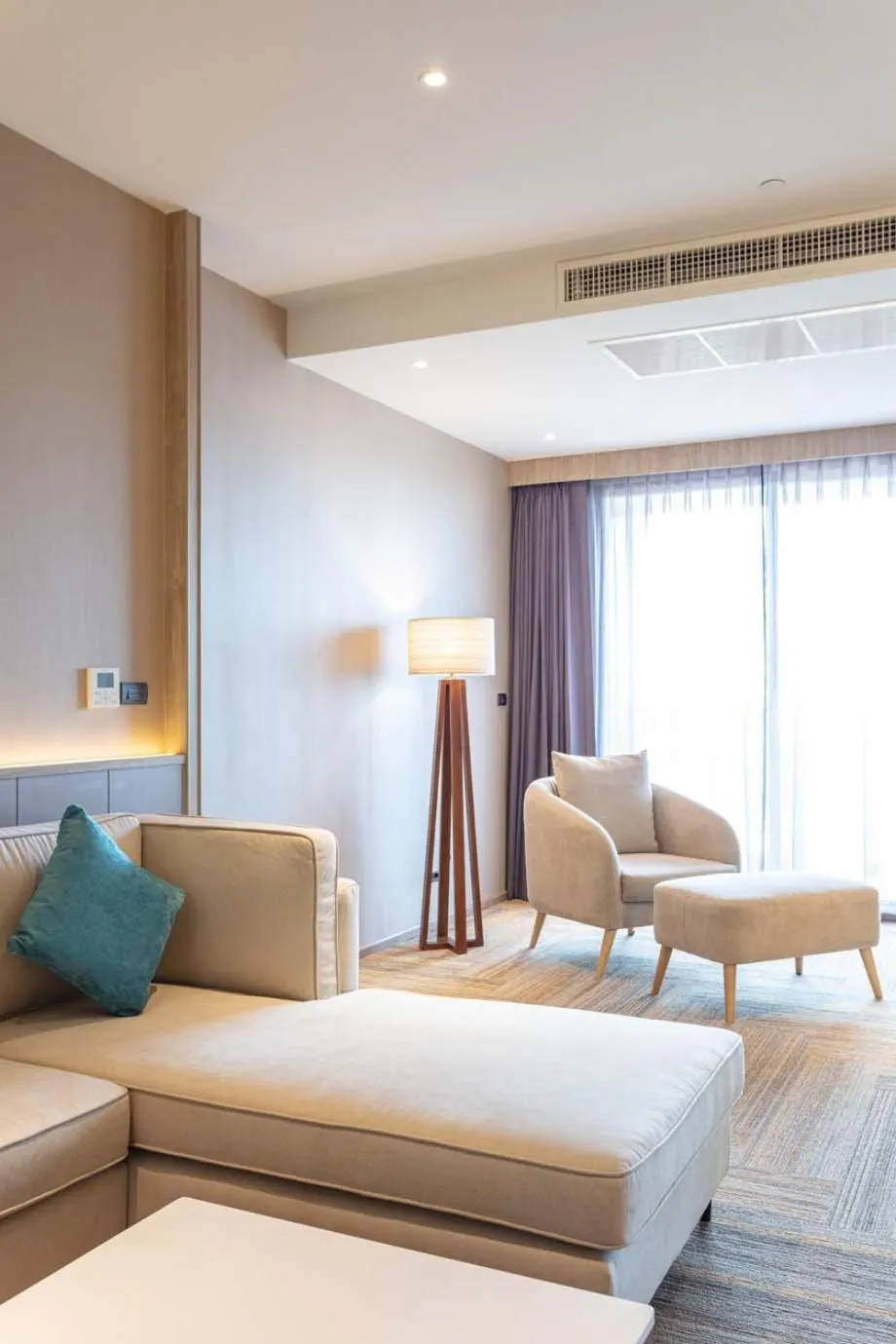 Seating area, Bed in Laguna Grand Hotel & Spa Songkhla