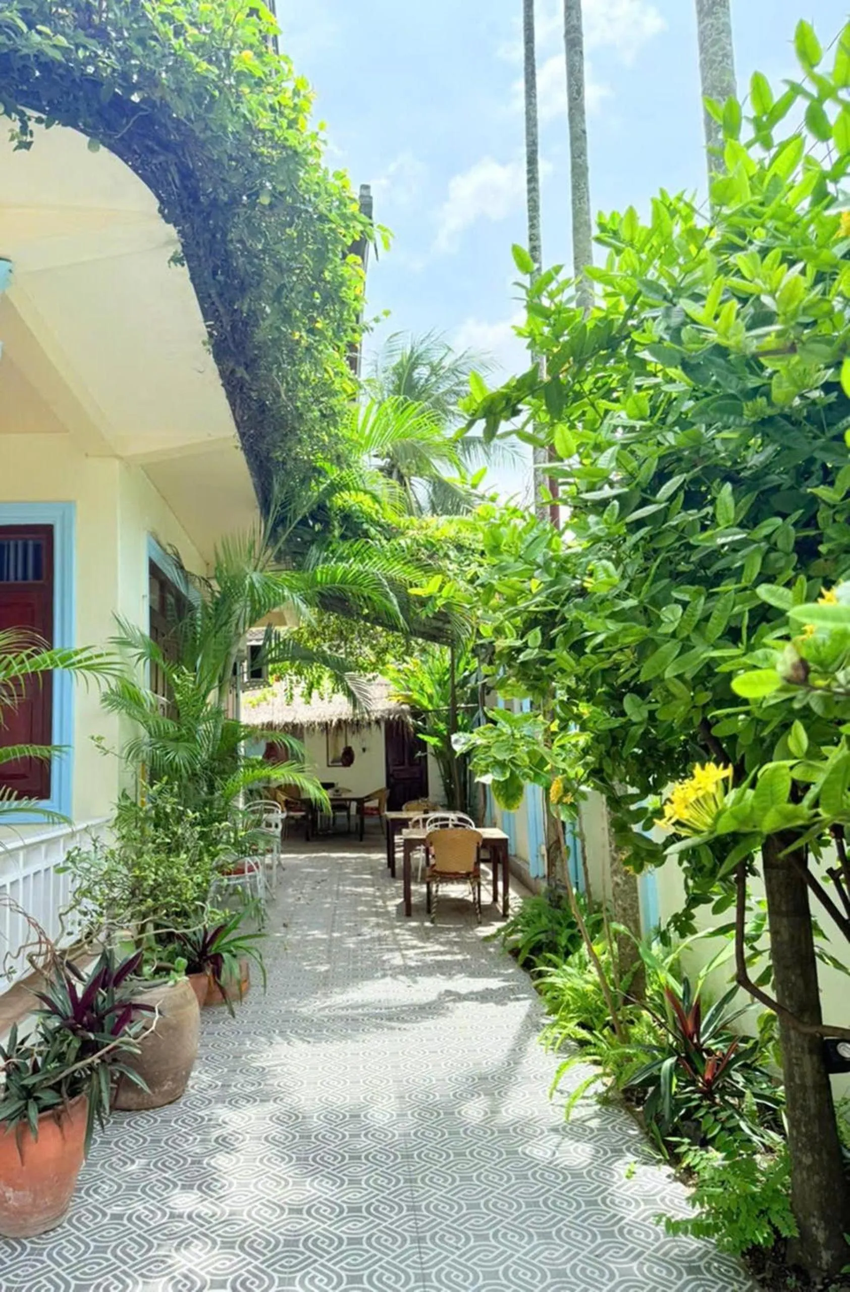 Patio in Luang Prabang Manichan Villa