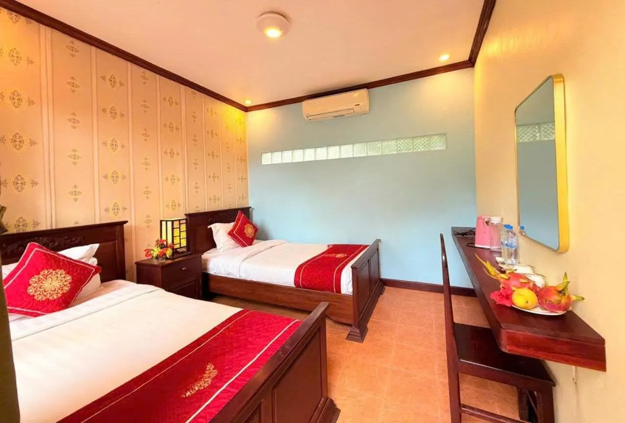 Bedroom, Bed in Luang Prabang Manichan Villa