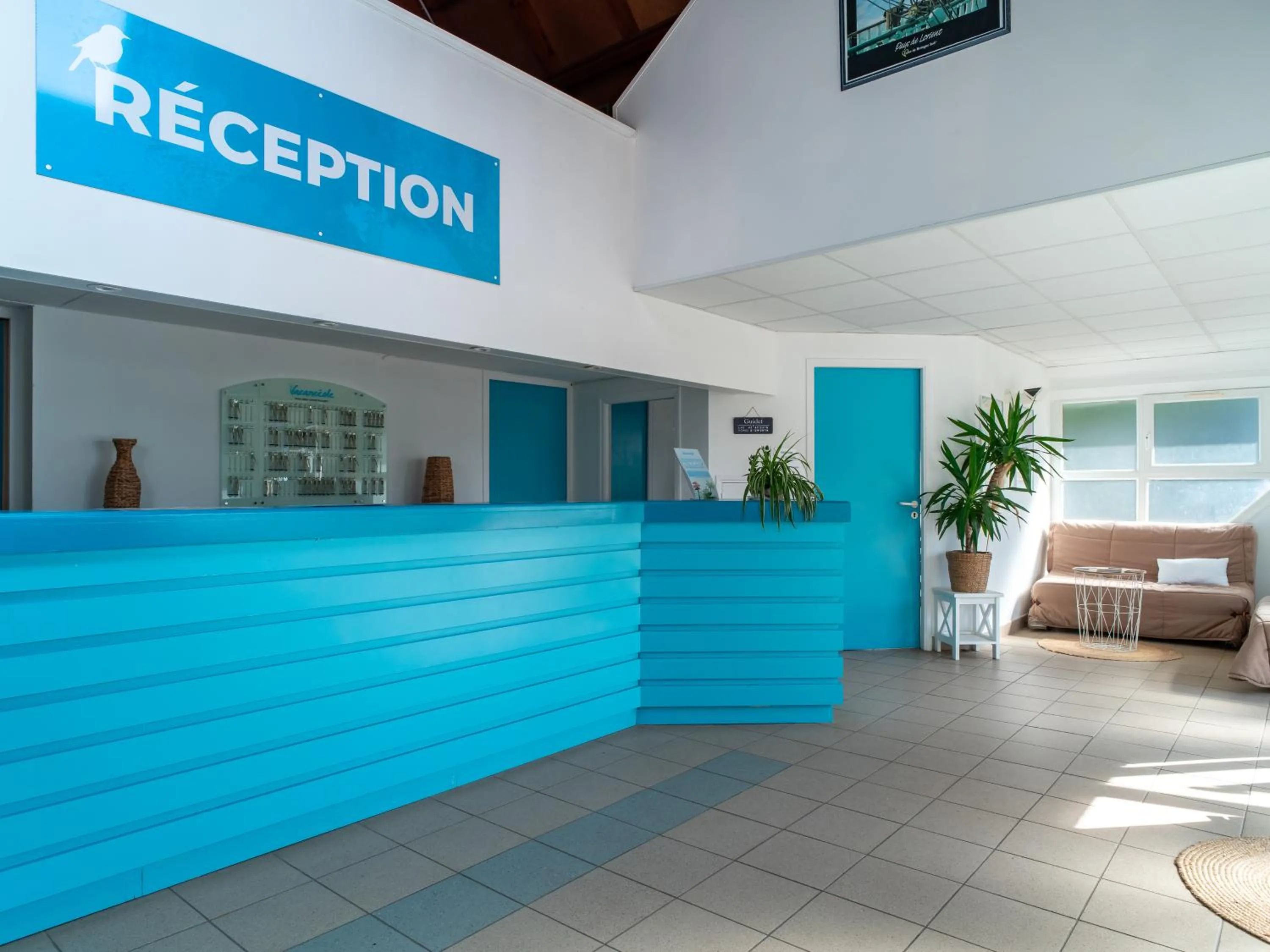 Lobby or reception in Vacancéole - Sud Océan