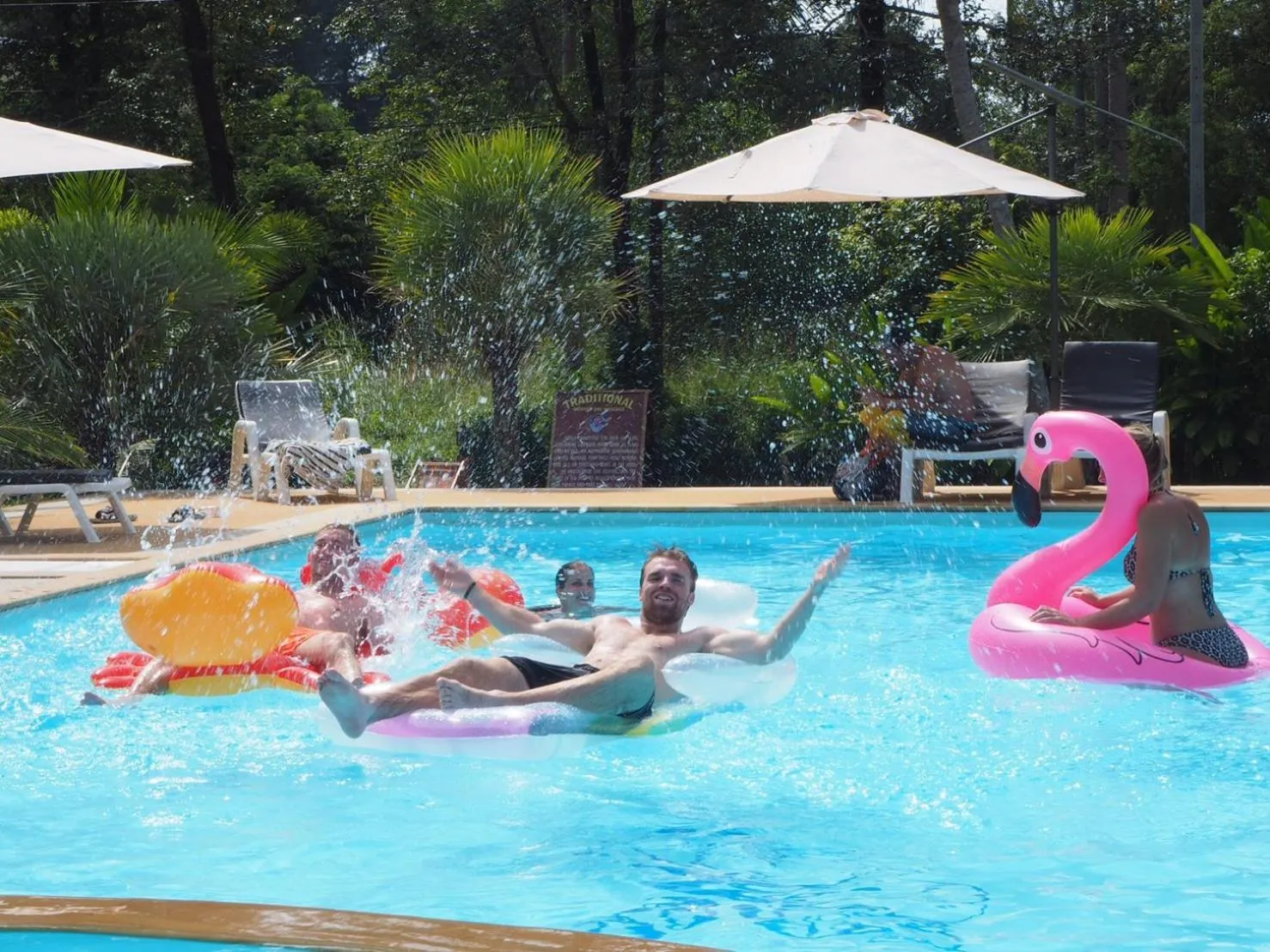 Swimming pool in Peaceful Resort , Long Beach - Koh Lanta
