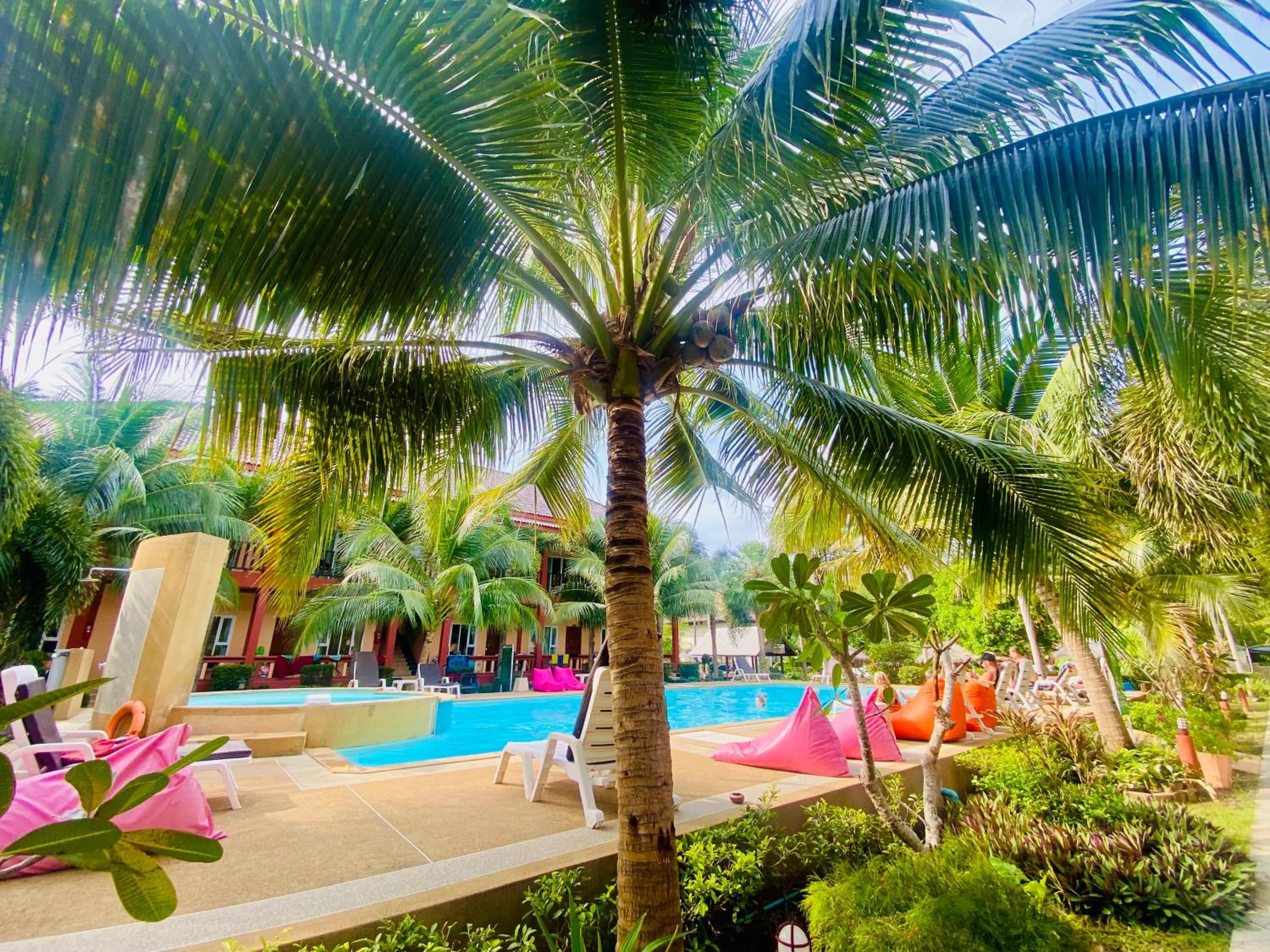 Pool view in Peaceful Resort , Long Beach - Koh Lanta