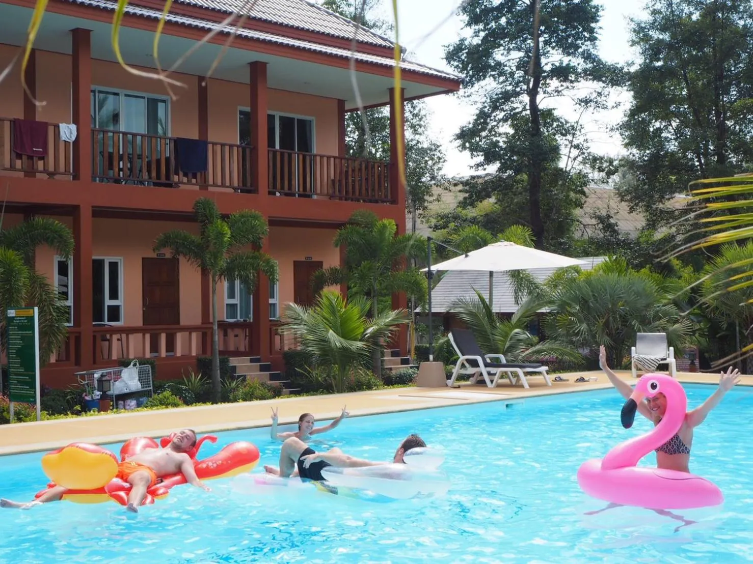 Swimming pool in Peaceful Resort , Long Beach - Koh Lanta