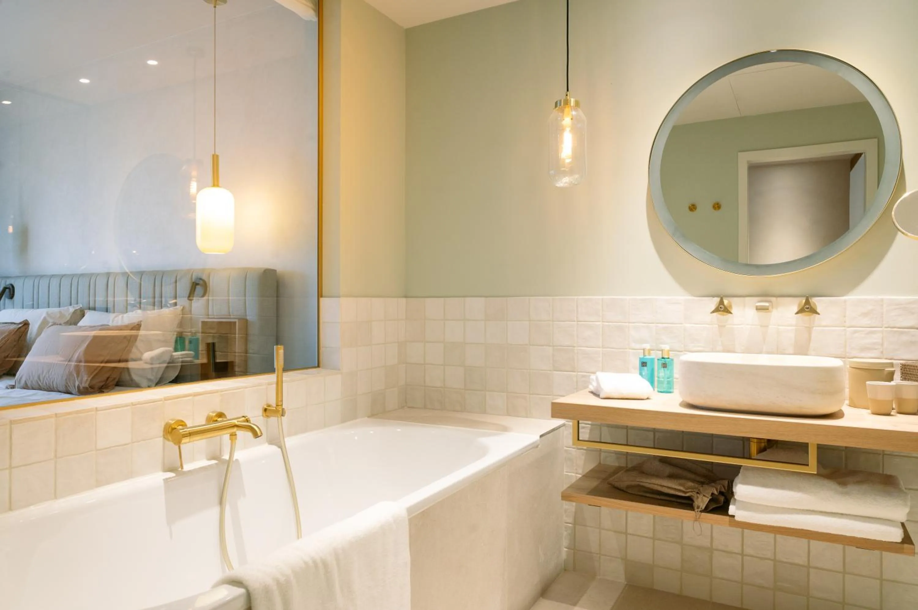 Bathroom in A-ROSA Gardasee