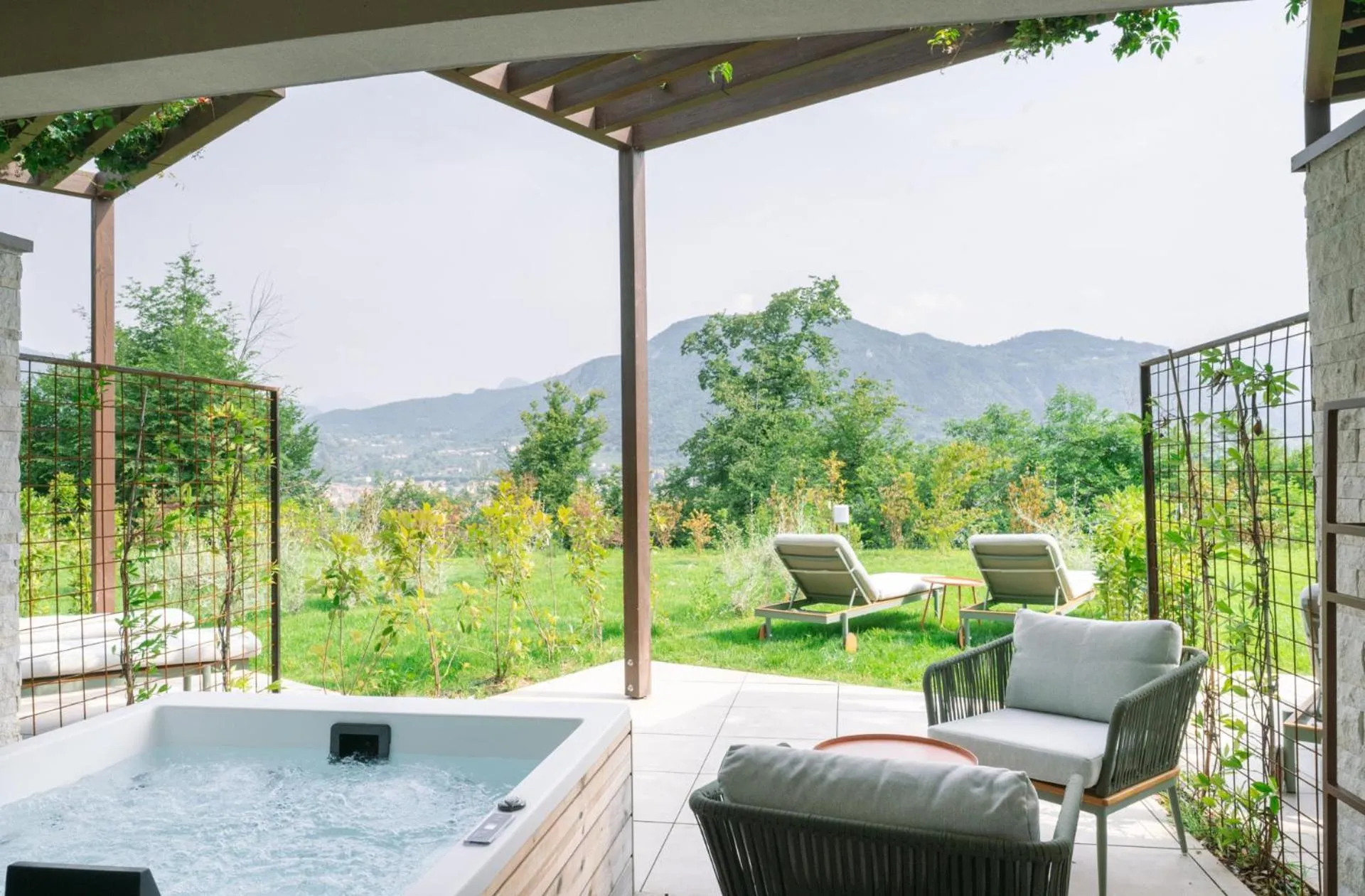 Garden view in A-ROSA Gardasee