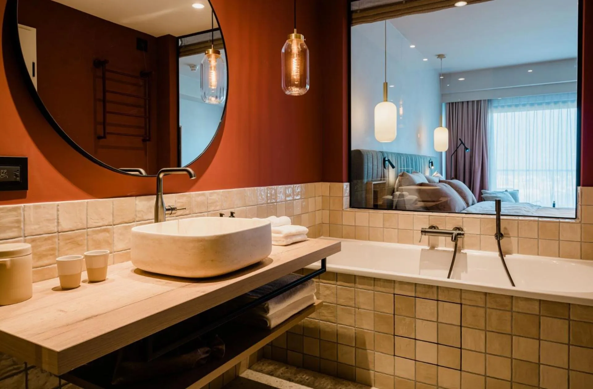 Bathroom in A-ROSA Gardasee