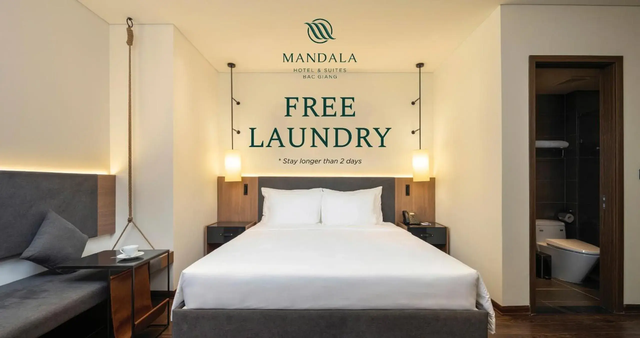 Property building, Bed in Mandala Hotel & Suites Bac Giang Property building, Bed in Mandala Hotel & Suites Bac Giang