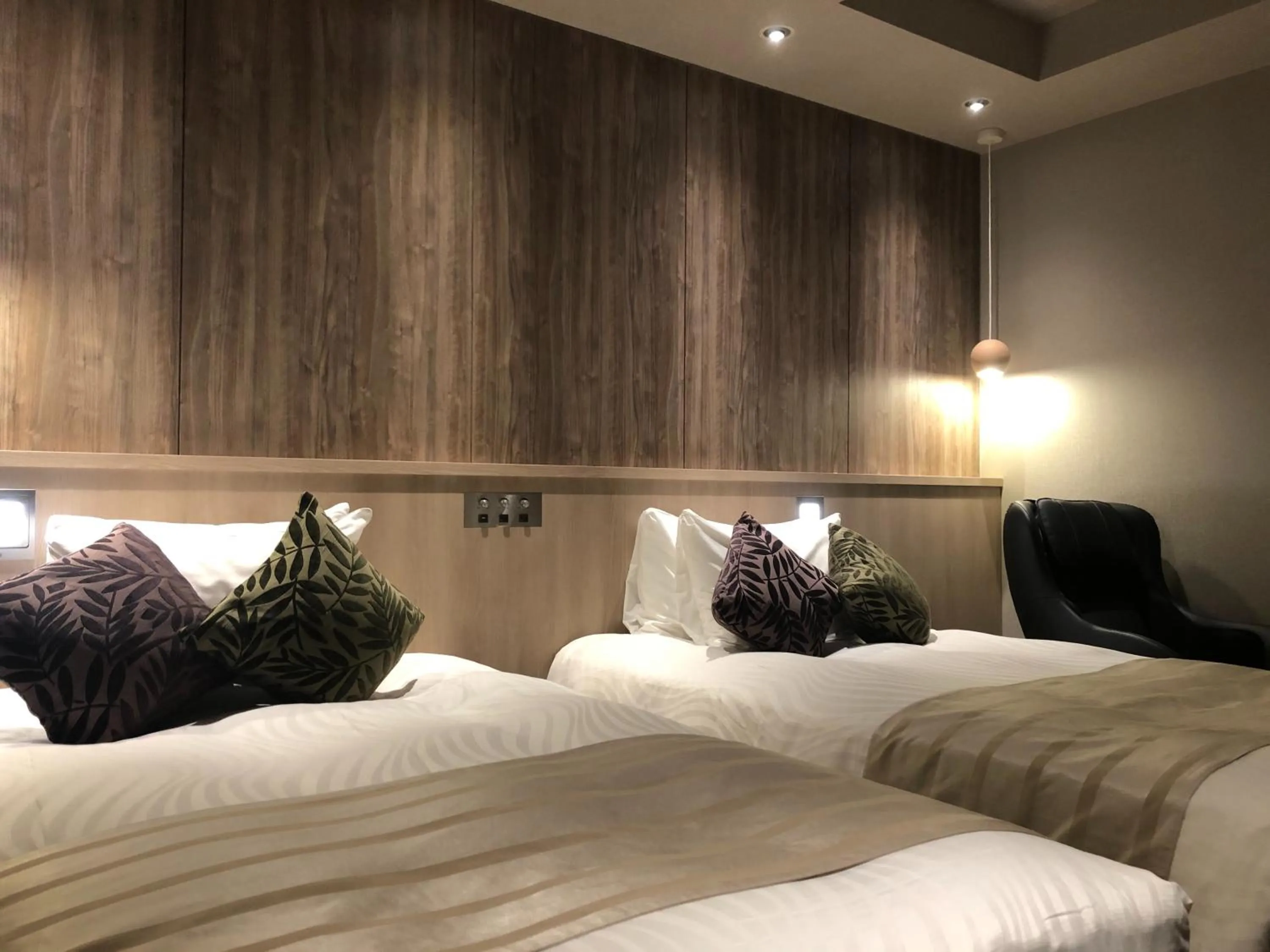 Photo of the whole room, Bed in Hotel Grand View Takasaki