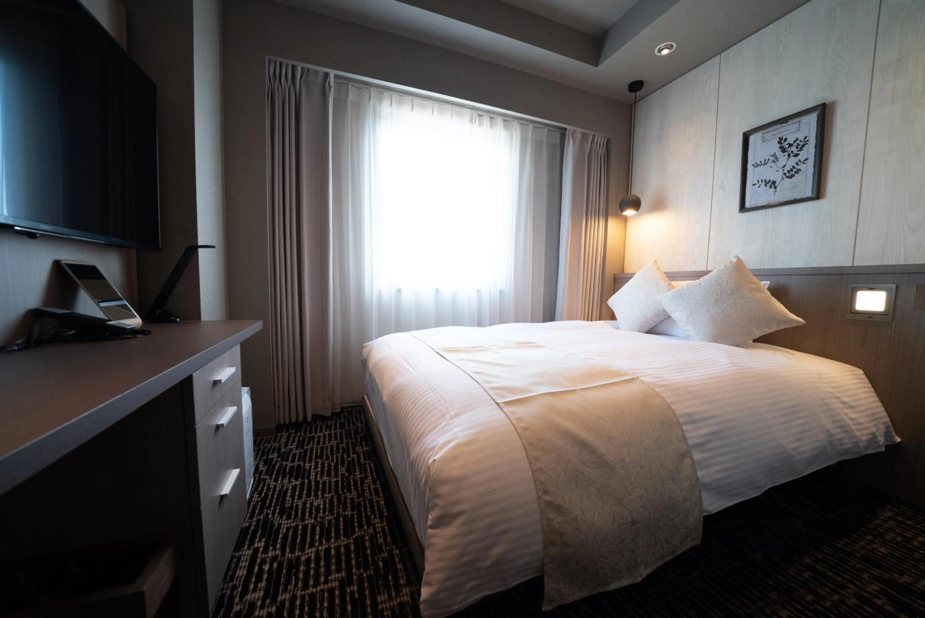 Bed in Hotel Grand View Takasaki