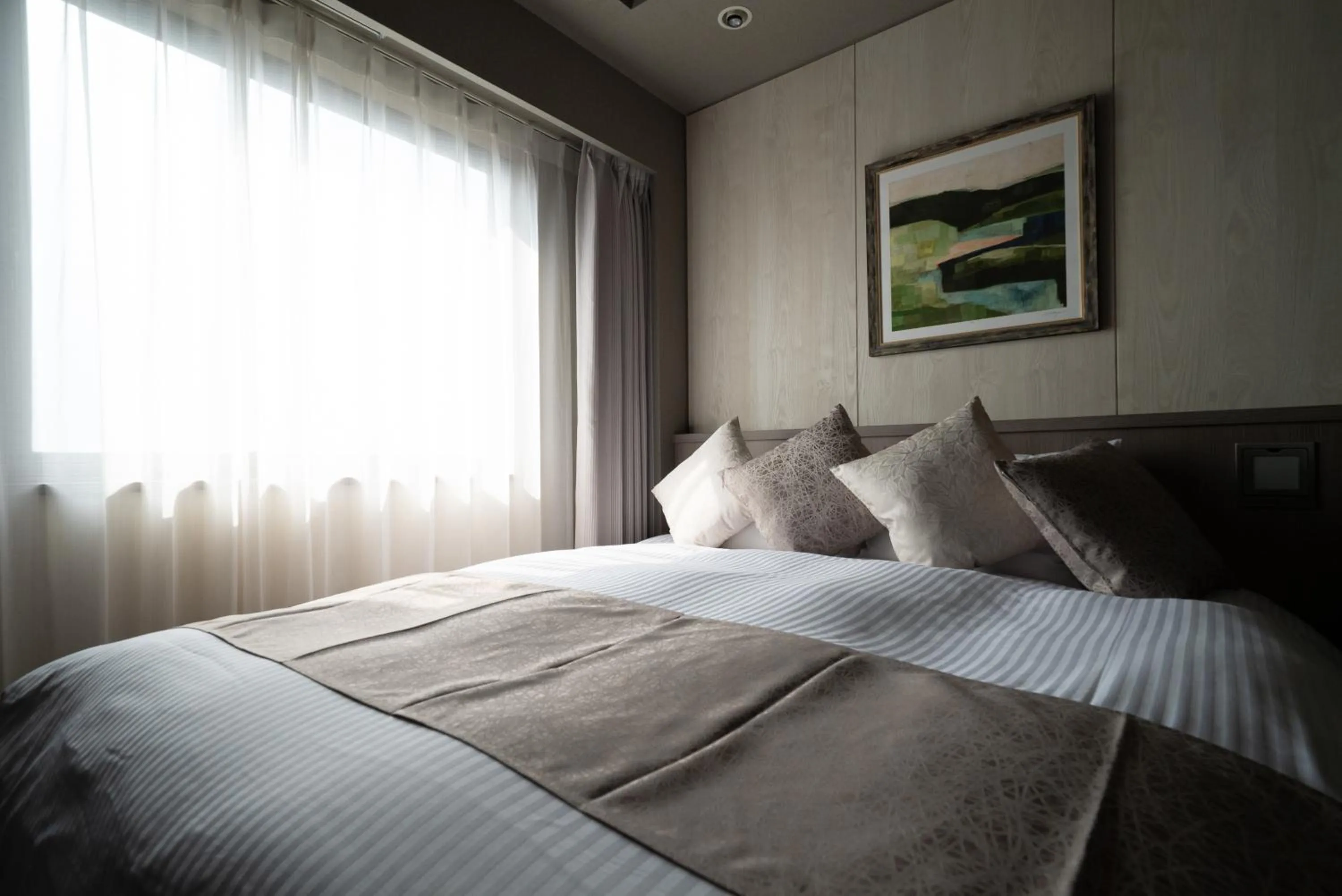 Bed in Hotel Grand View Takasaki