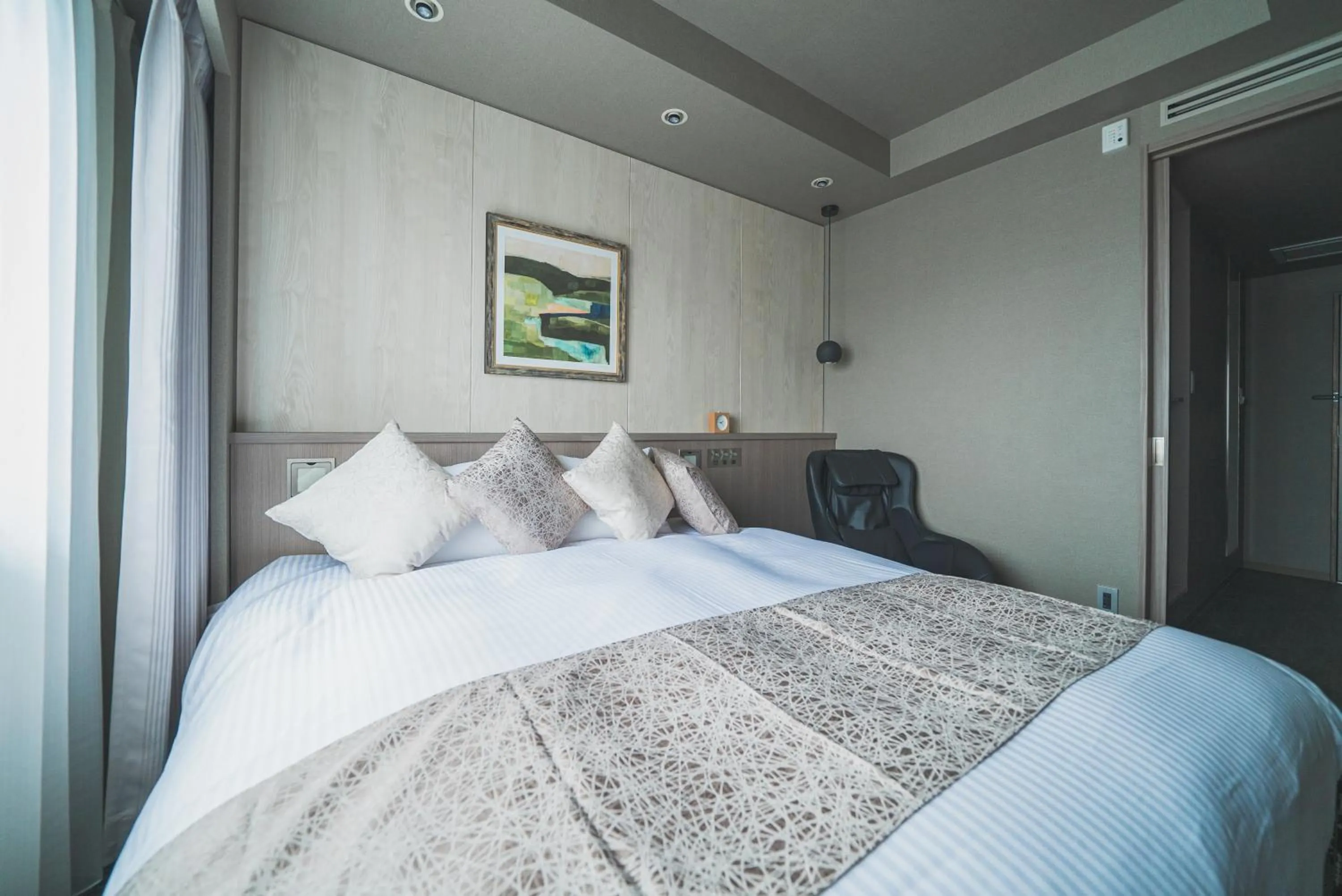 Bed in Hotel Grand View Takasaki