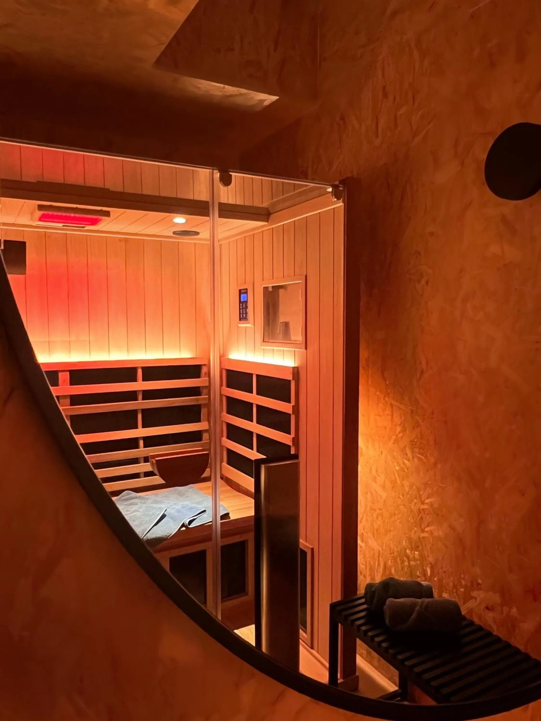 Sauna, Bed in Thistledown Lodge